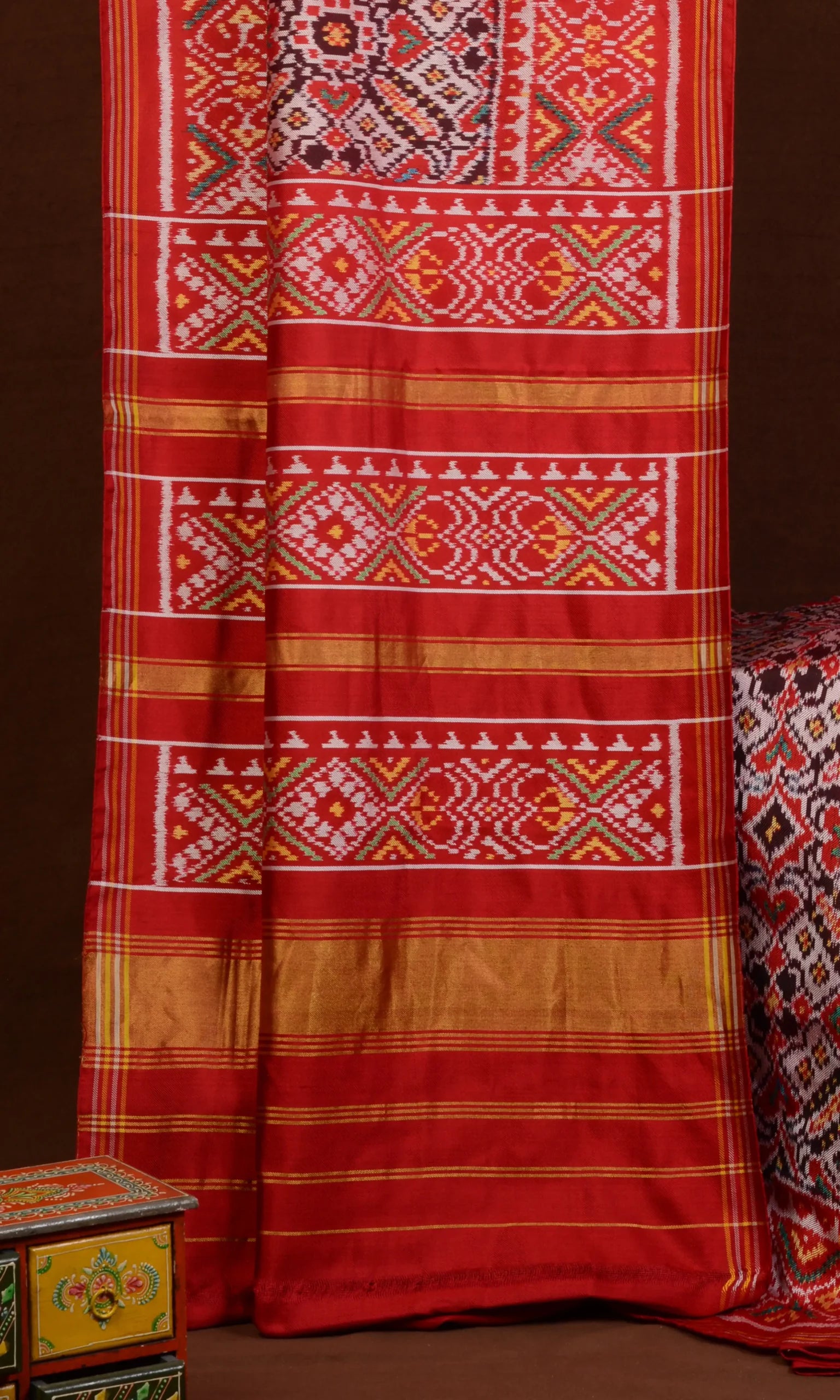 Twill Weave Patola Saree