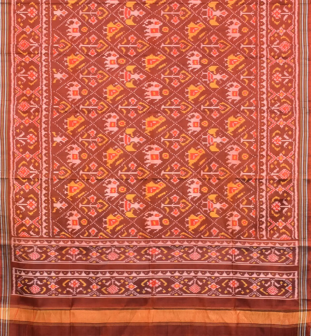 Single Ikat Patola Dupatta