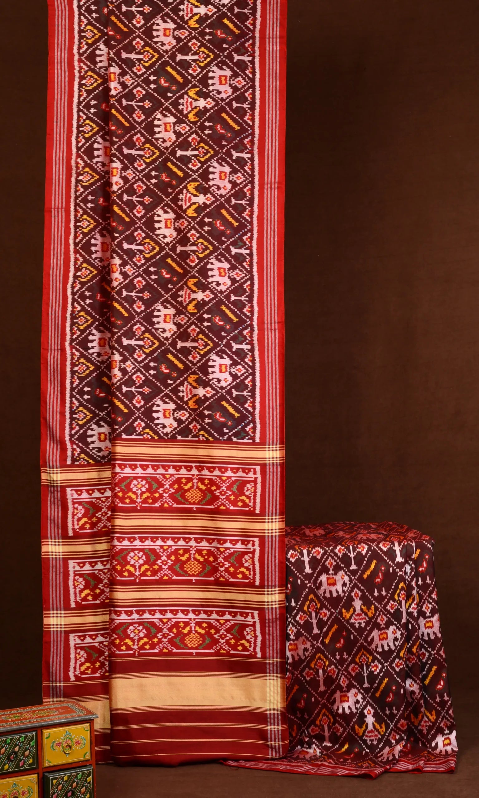 Twill Weave Patola Saree