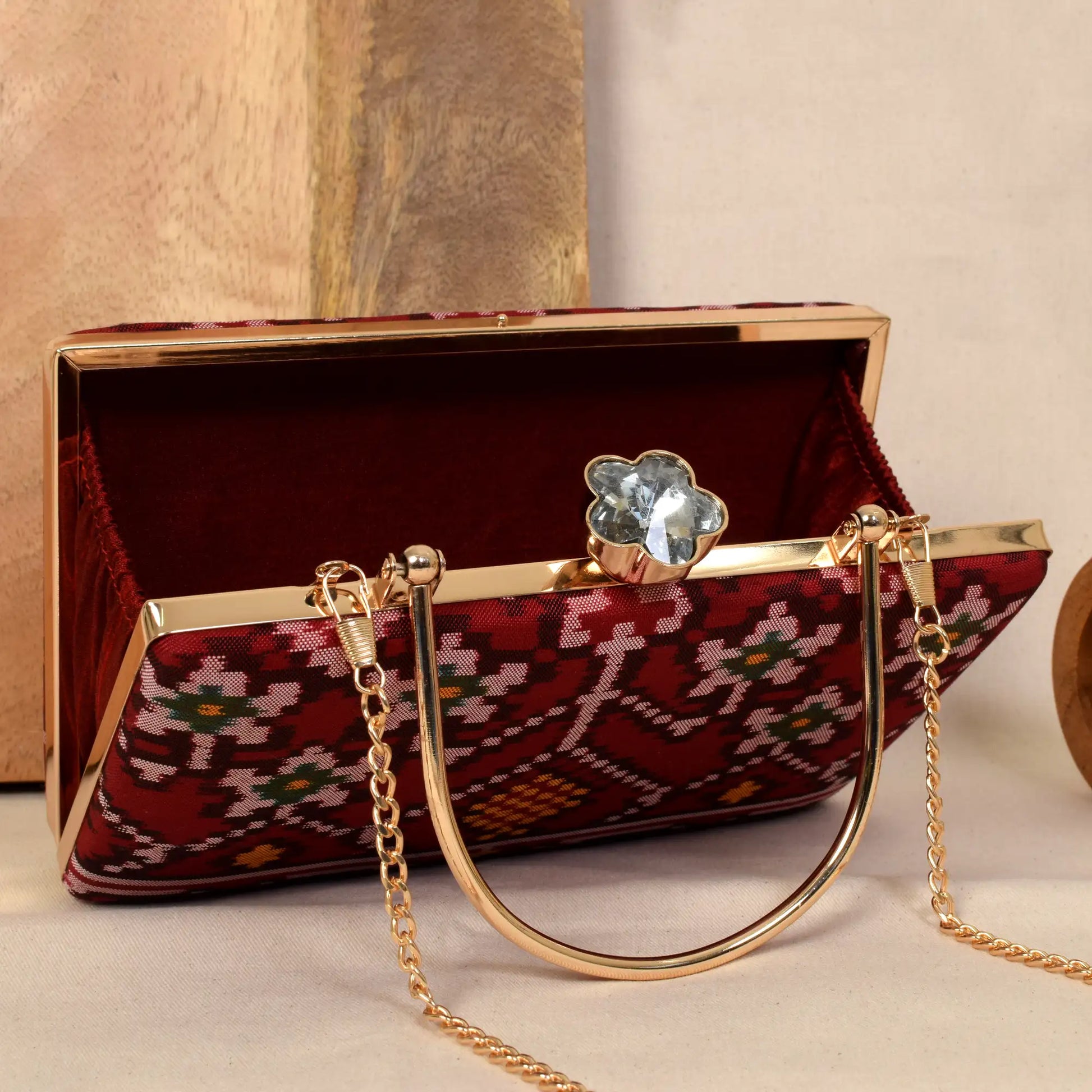 Single Ikat Patola Clutch