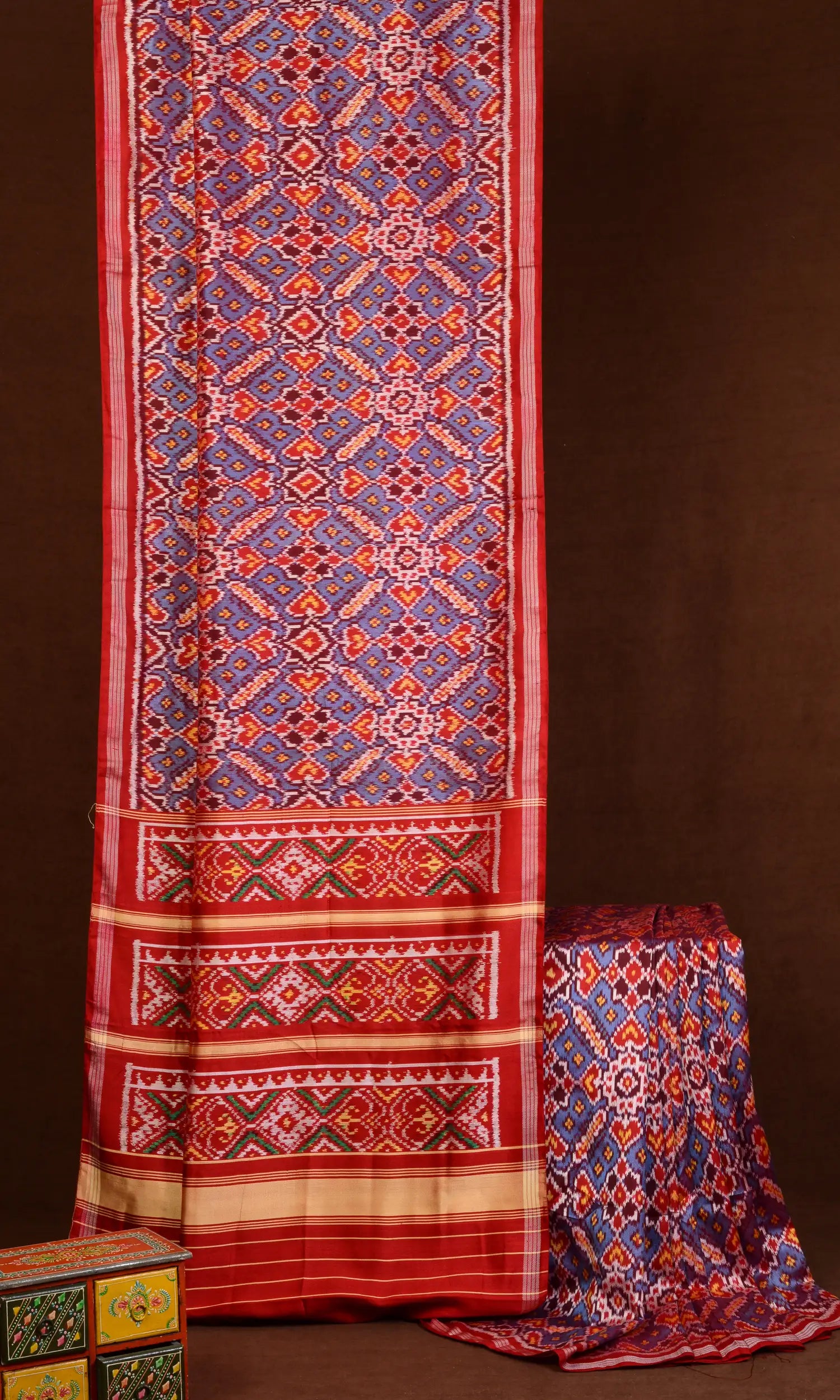 Twill Weave Patola Saree