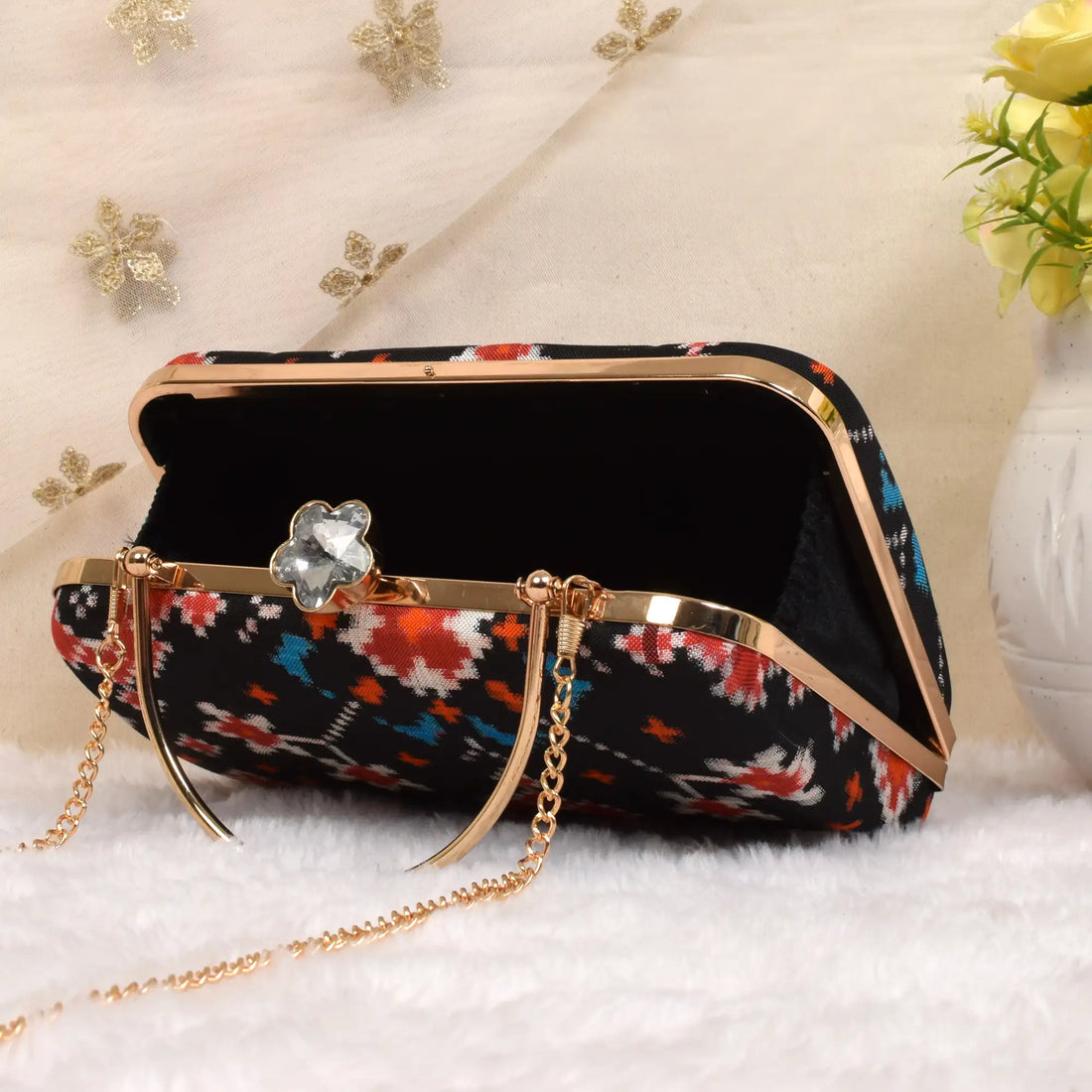 Double Ikat Patola Clutch