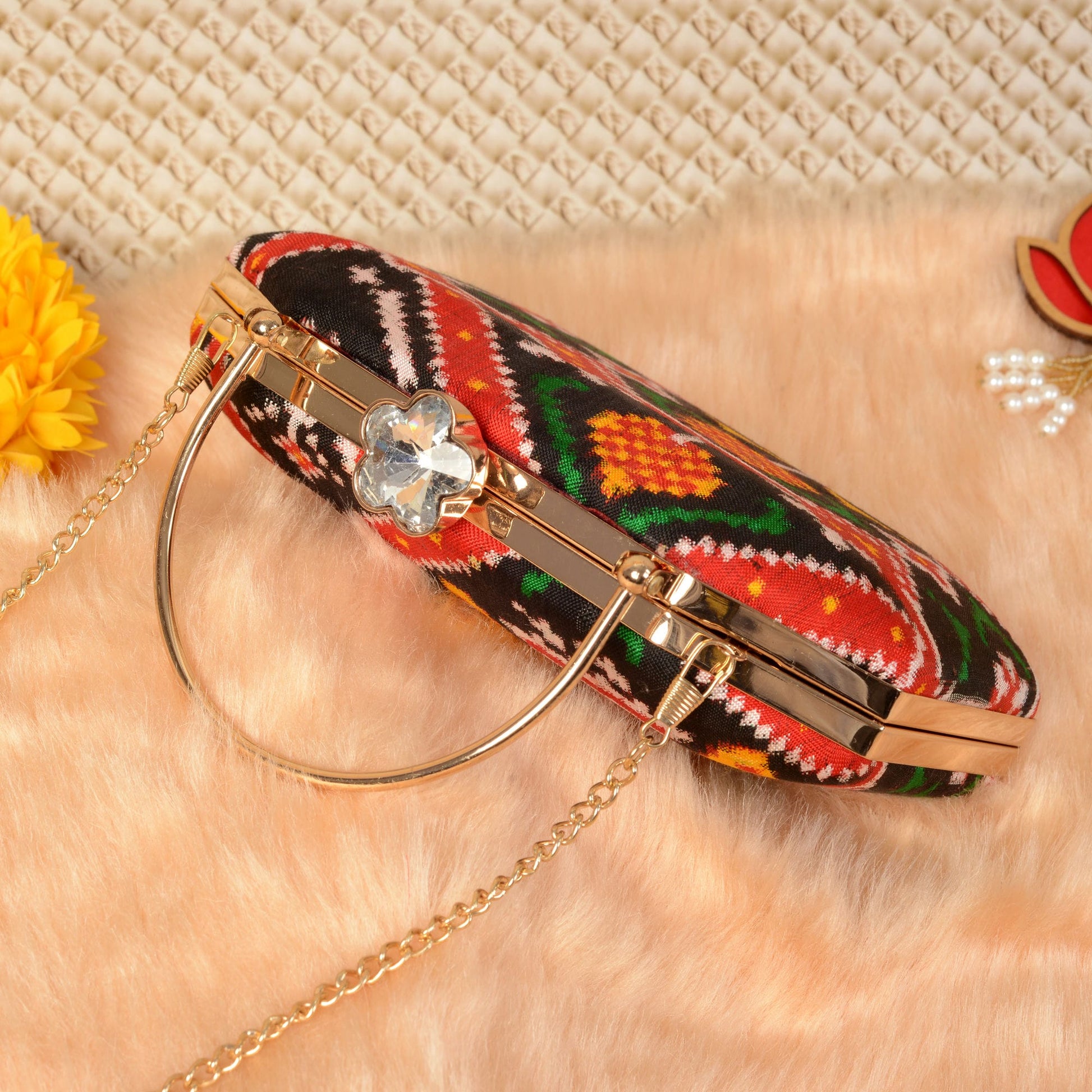 Double Ikat Patola Clutch