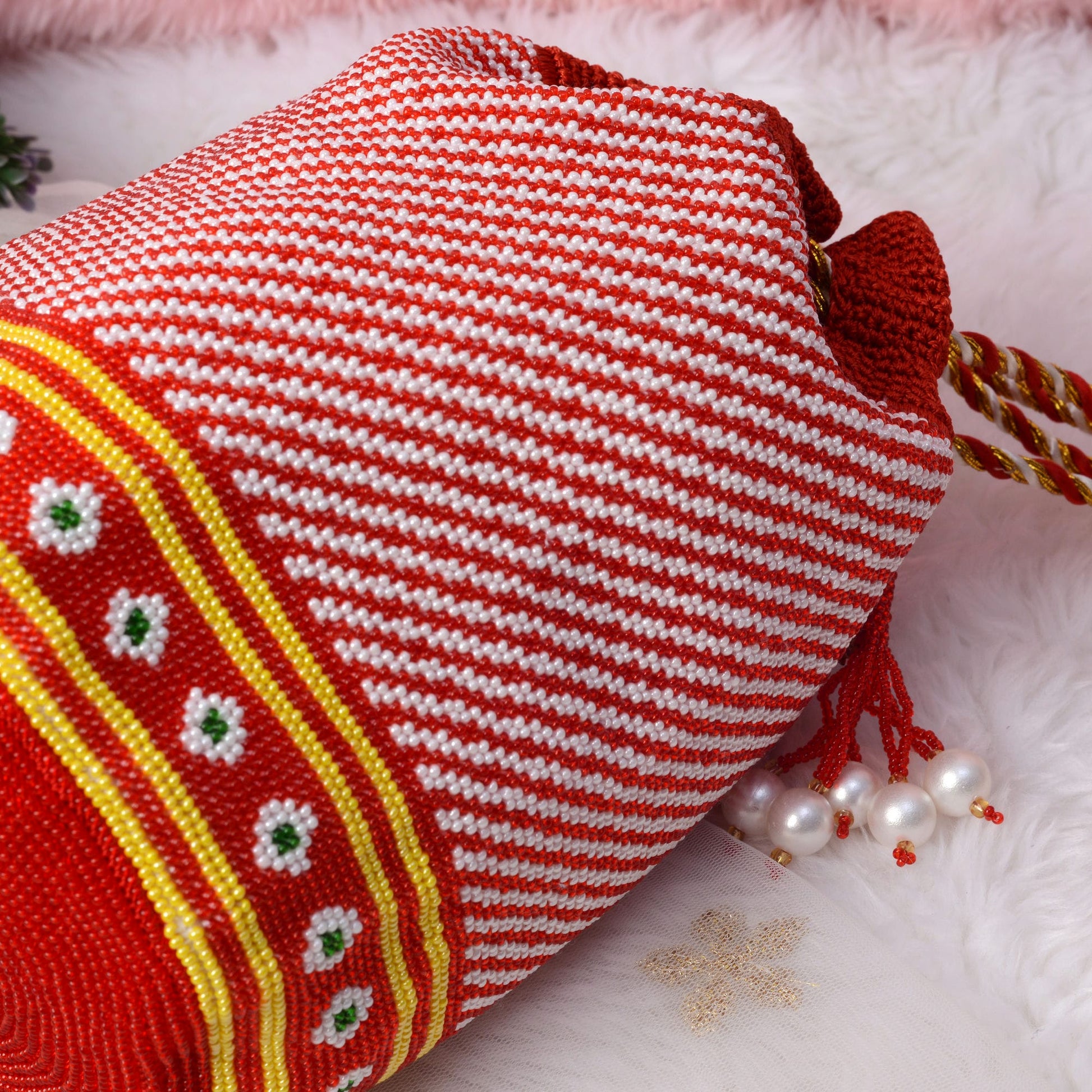 Moti Patola Beaded Batva
