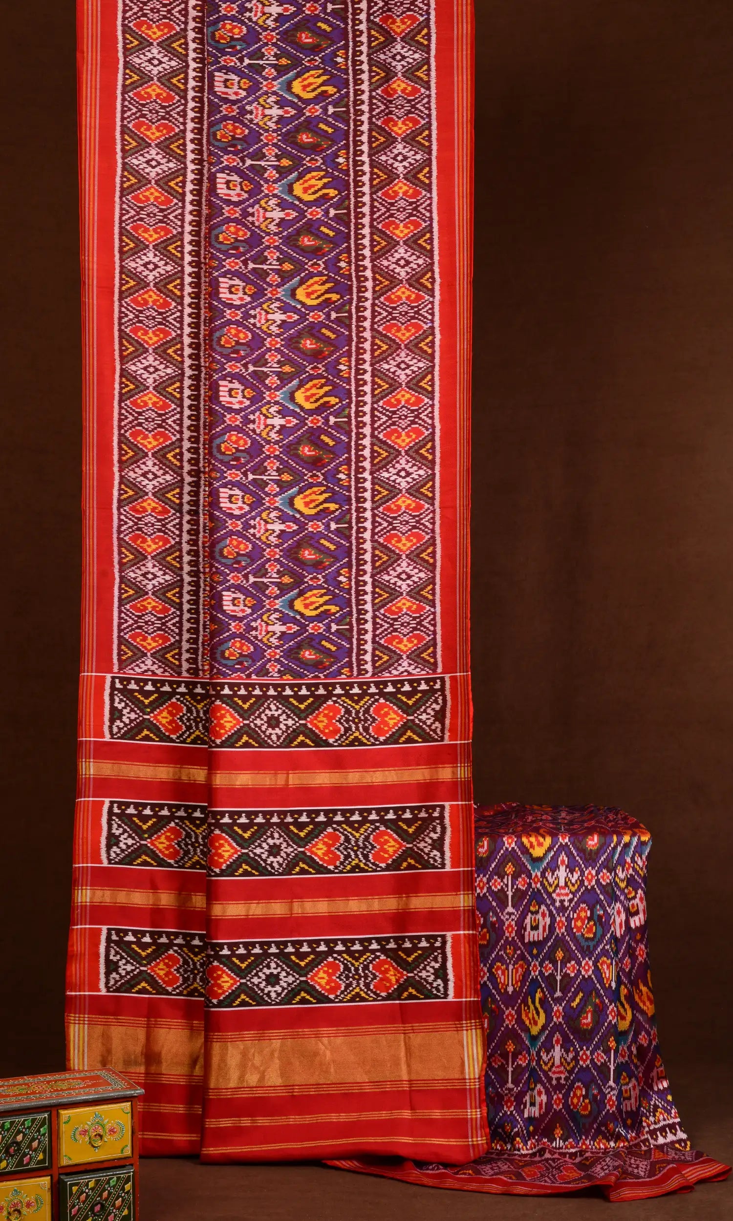 Twill Weave Patola Saree