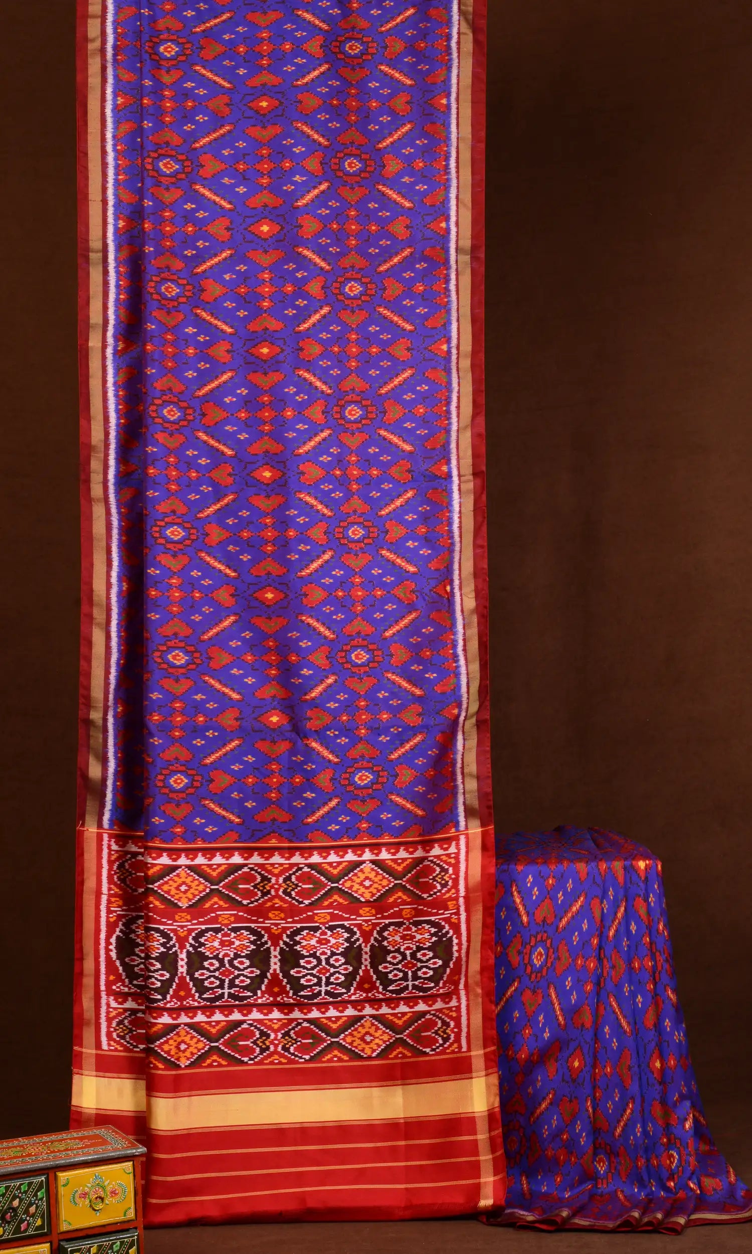Twill Weave Patola Saree