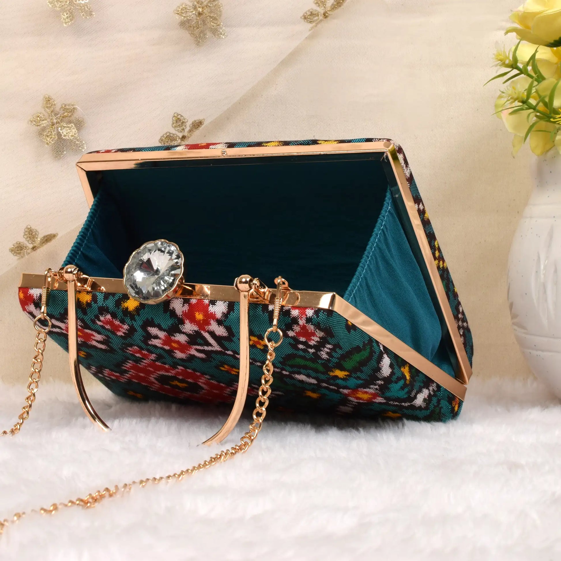 Double Ikat Patola Clutch
