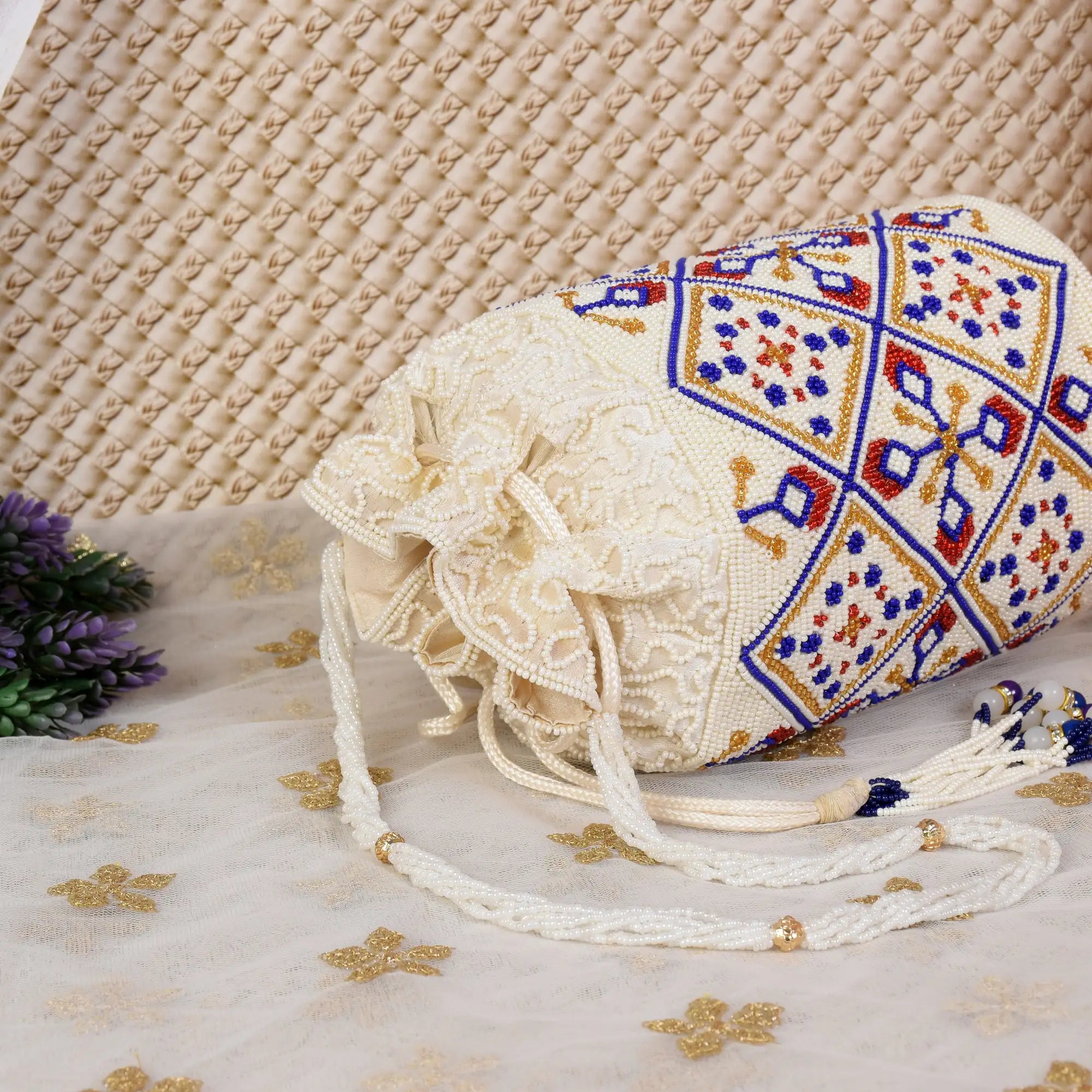 Moti Patola Beaded Batva