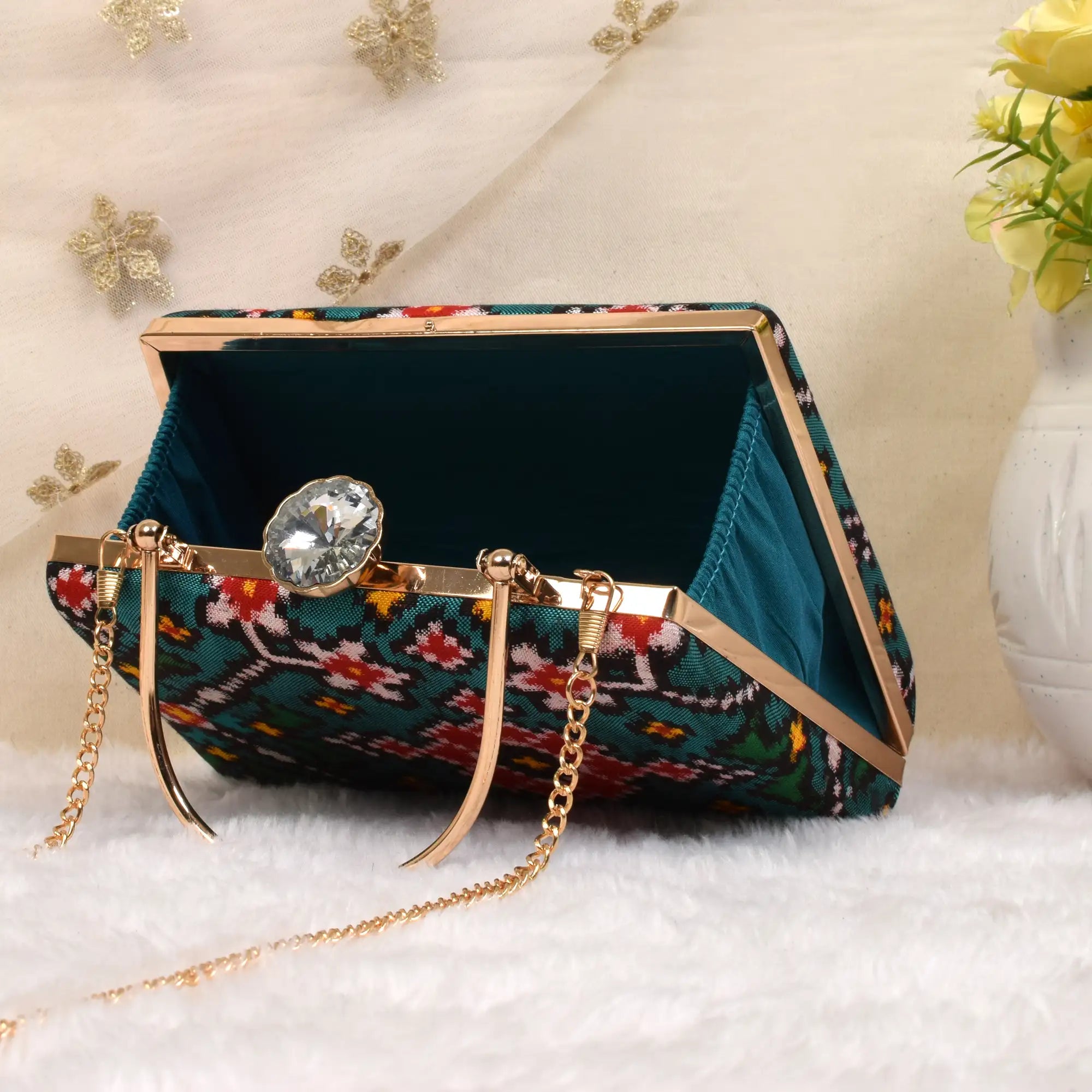 Double Ikat Patola Clutch