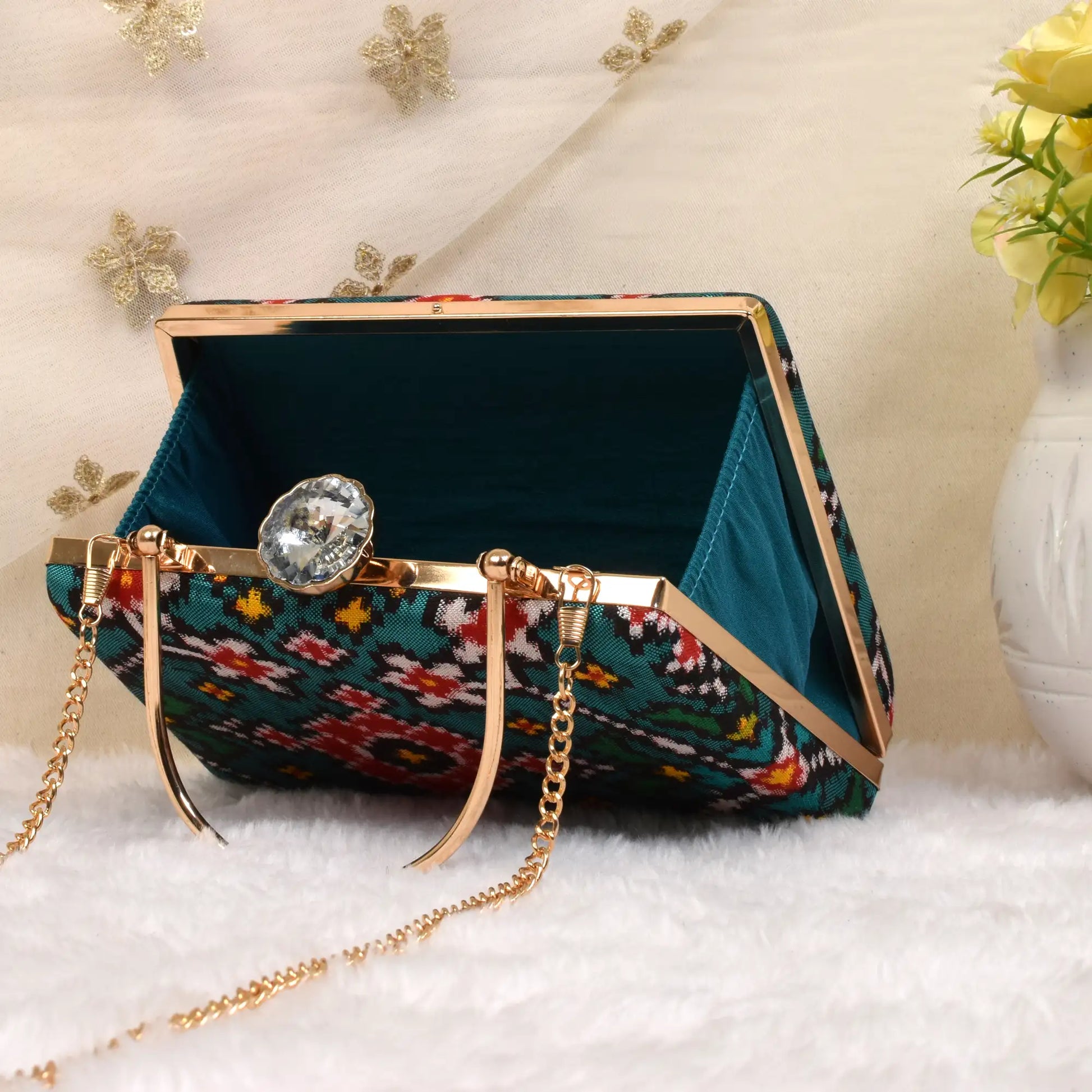 Double Ikat Patola Clutch