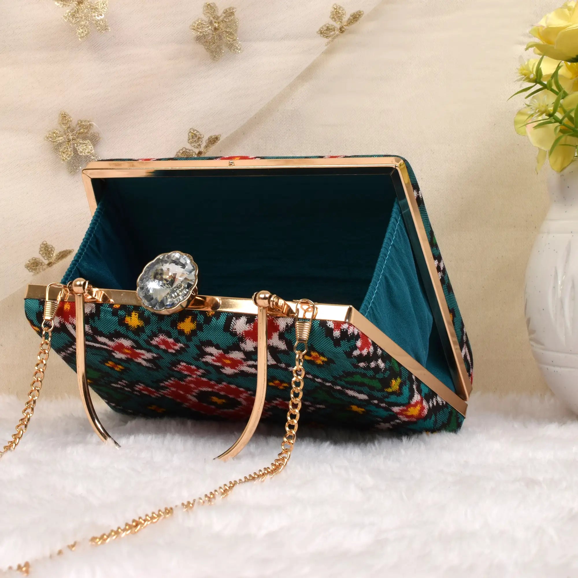 Double Ikat Patola Clutch