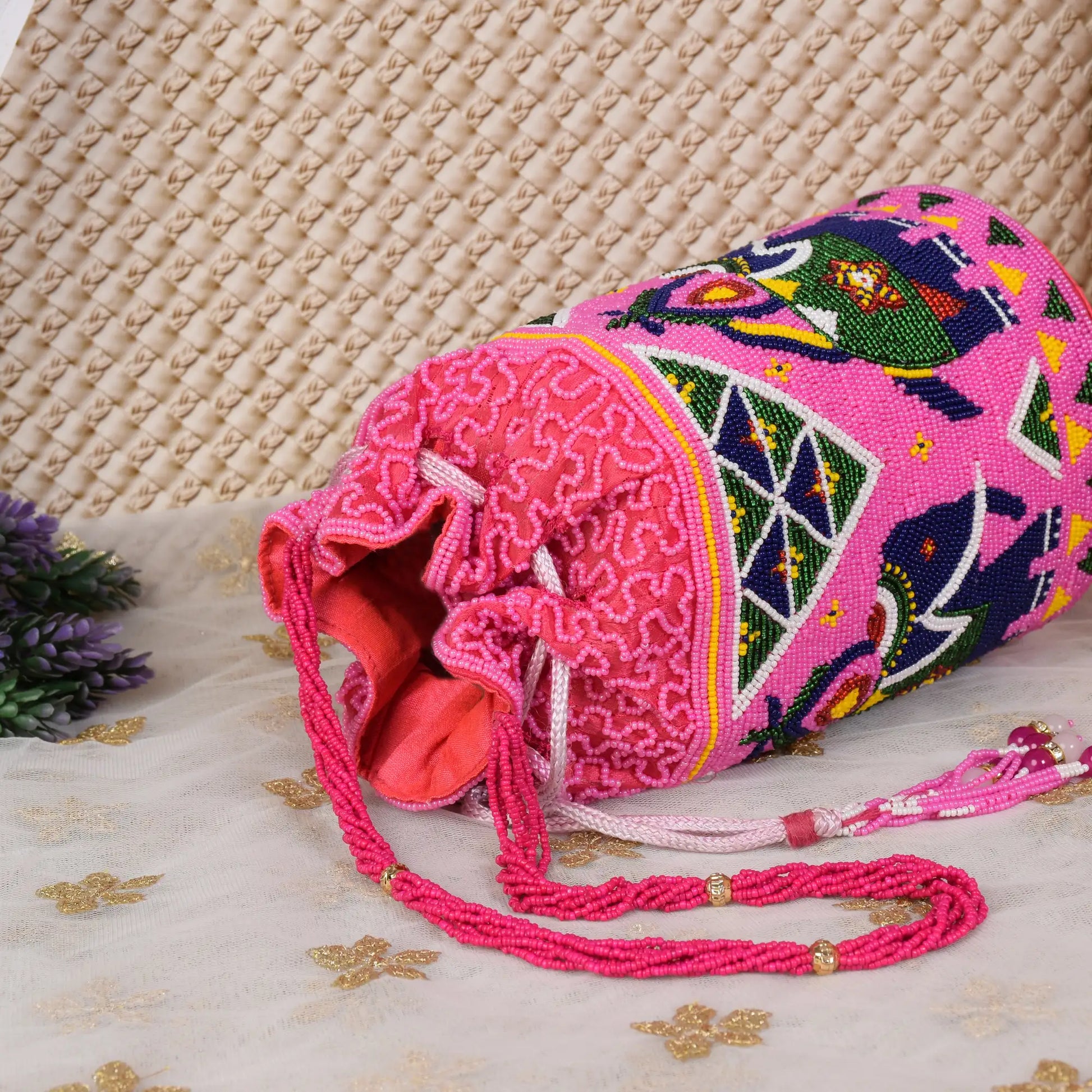 Moti Patola Beaded Batva