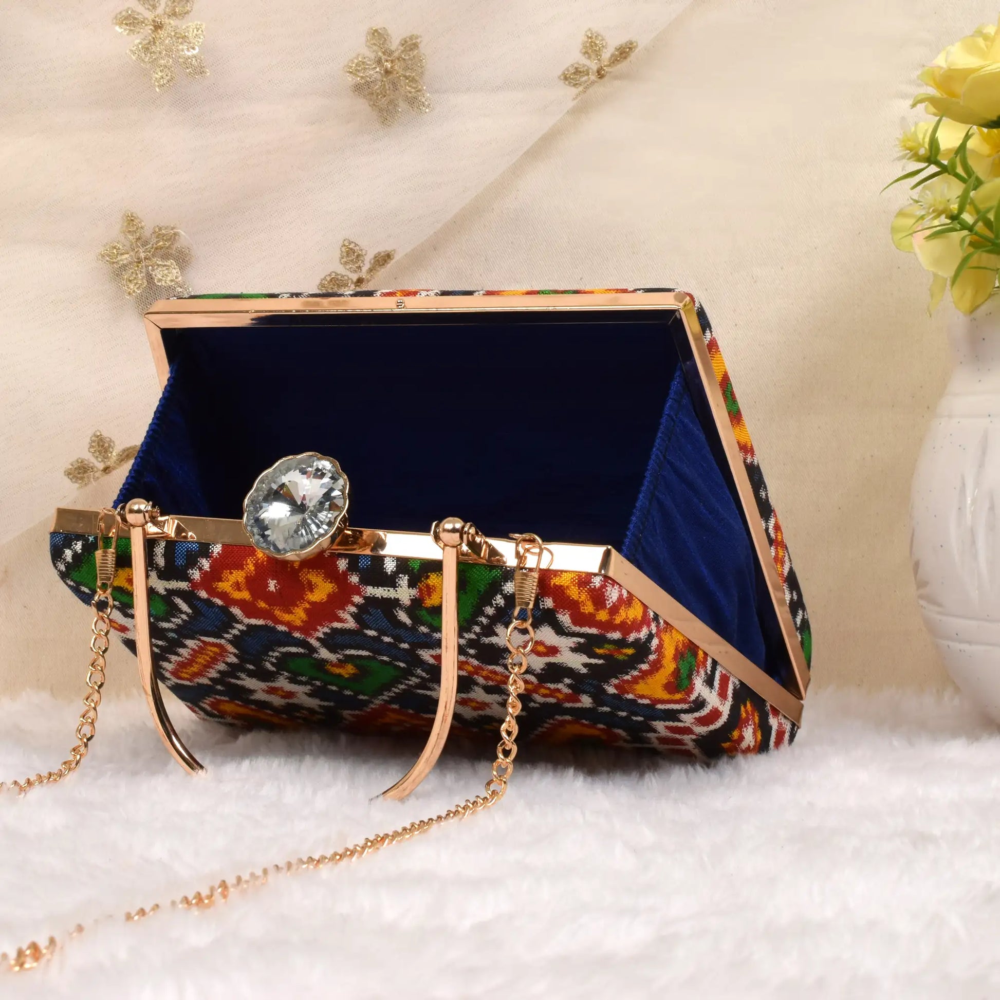 Double Ikat Patola Clutch