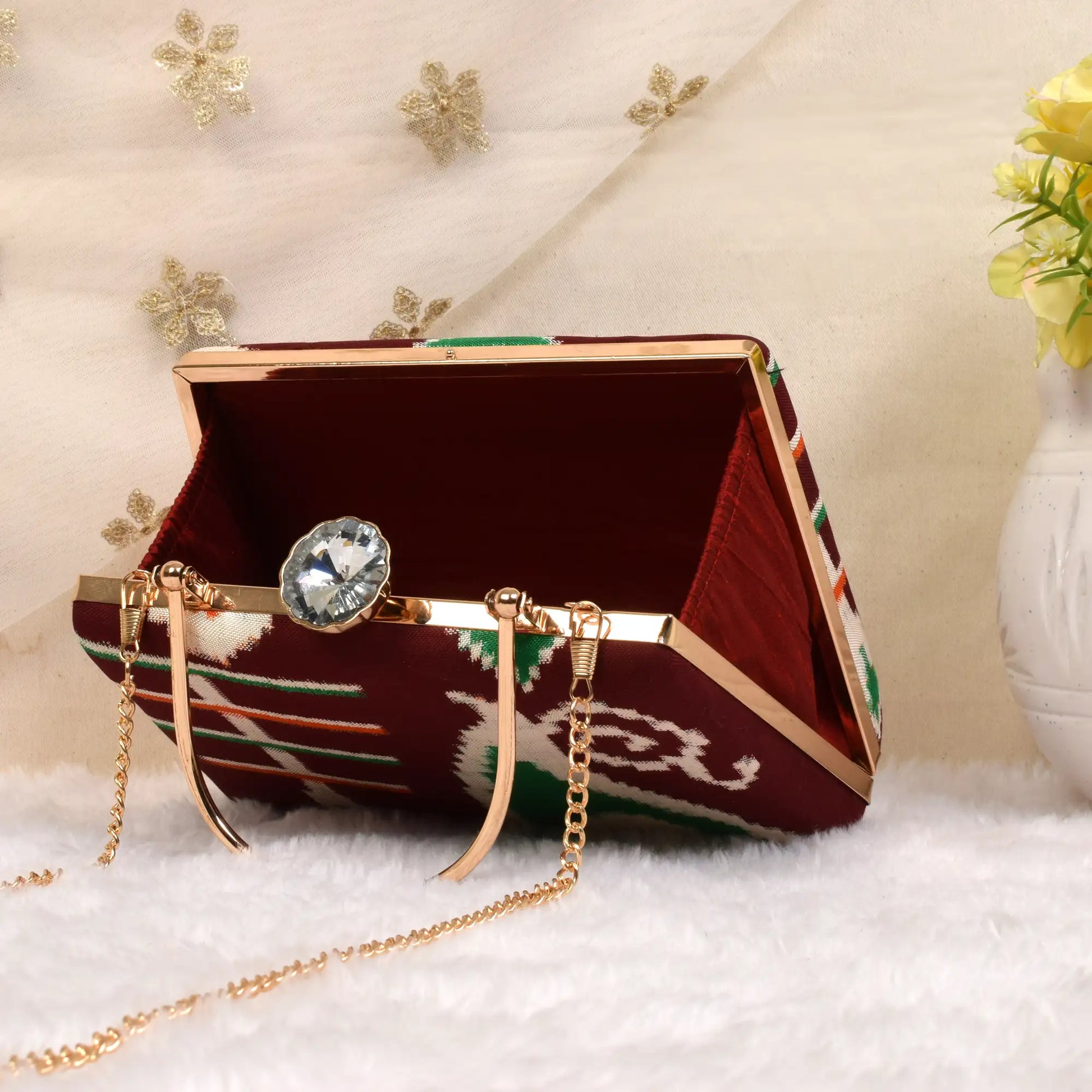 Double Ikat Patola Clutch