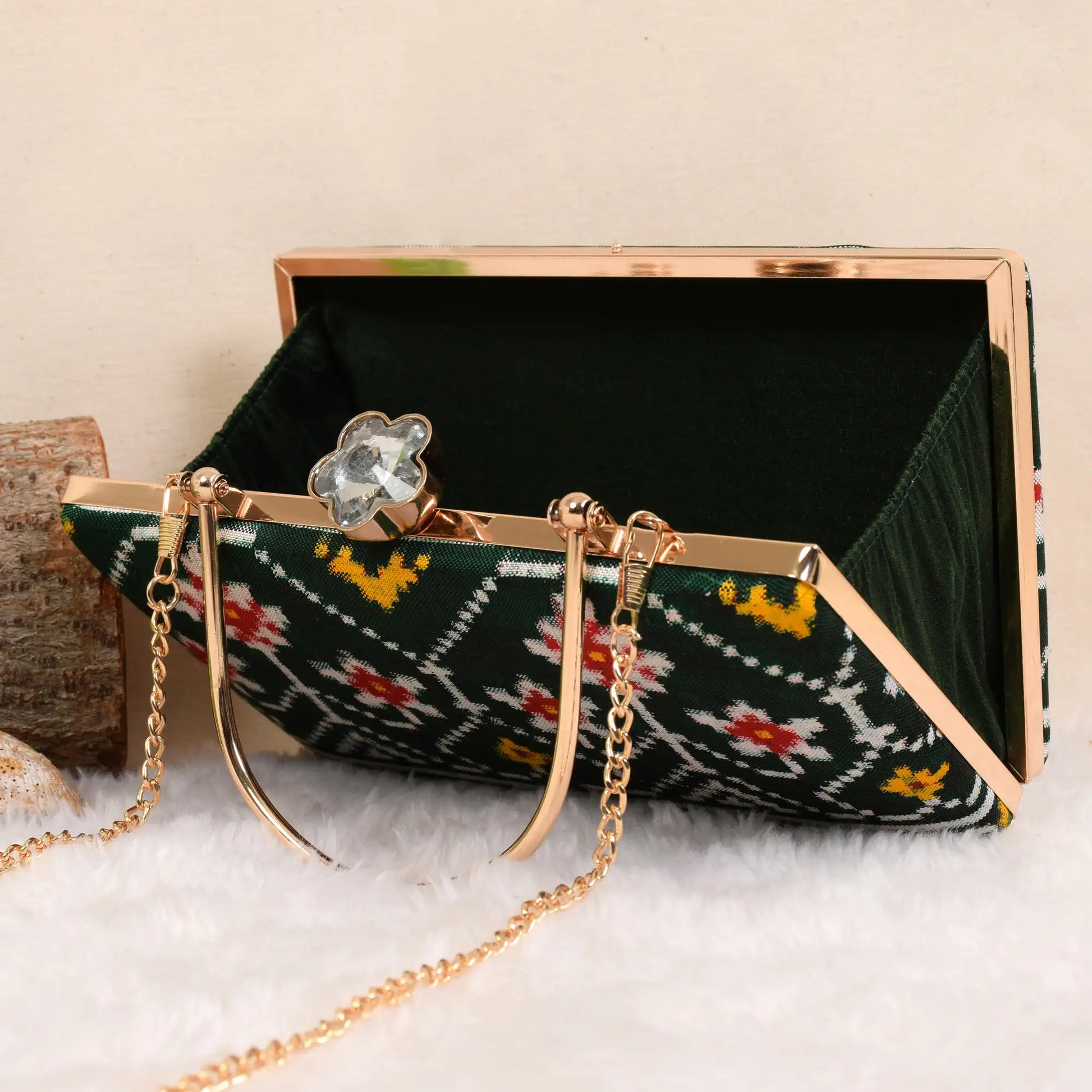 Double Ikat Patola Clutch