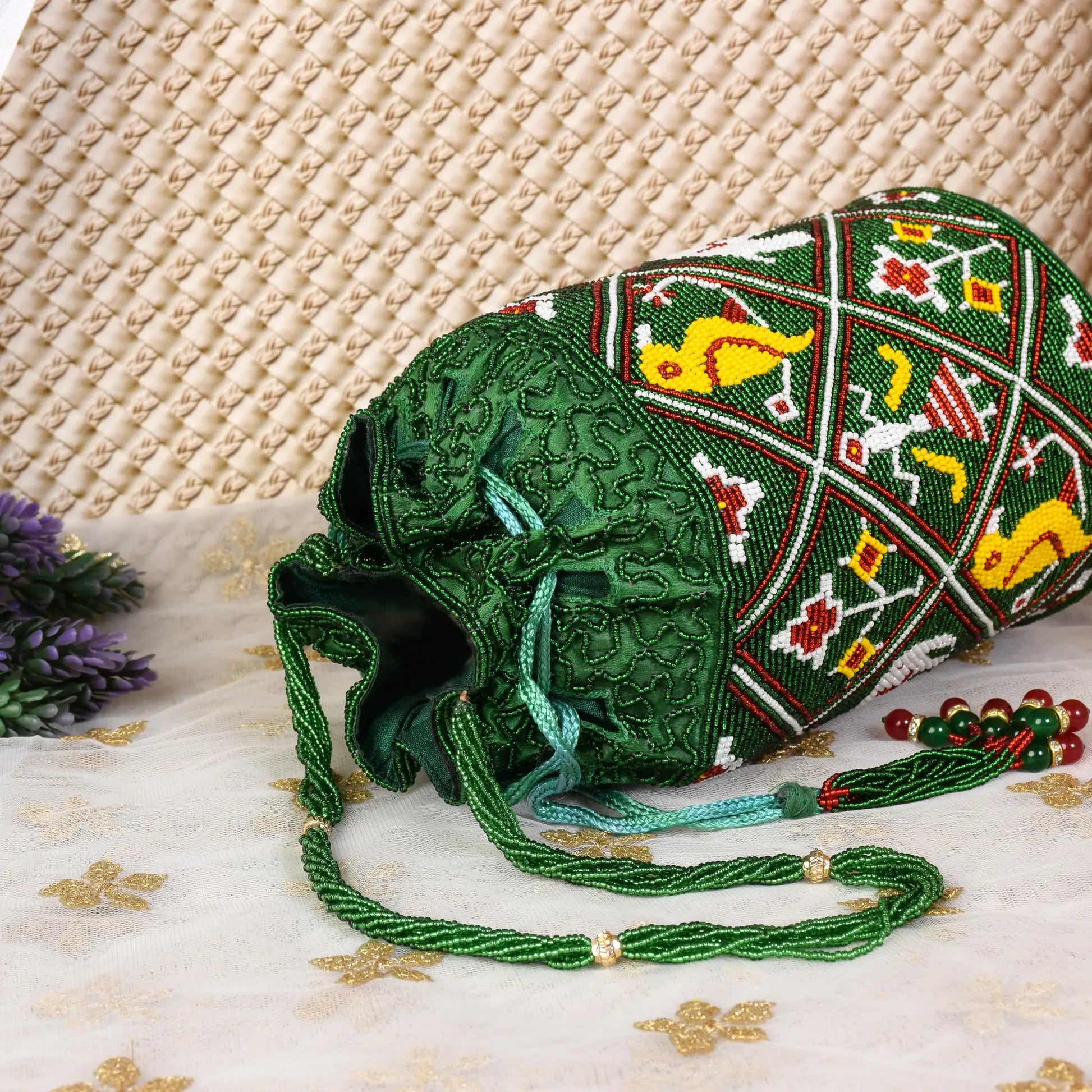 Moti Patola Beaded Batva