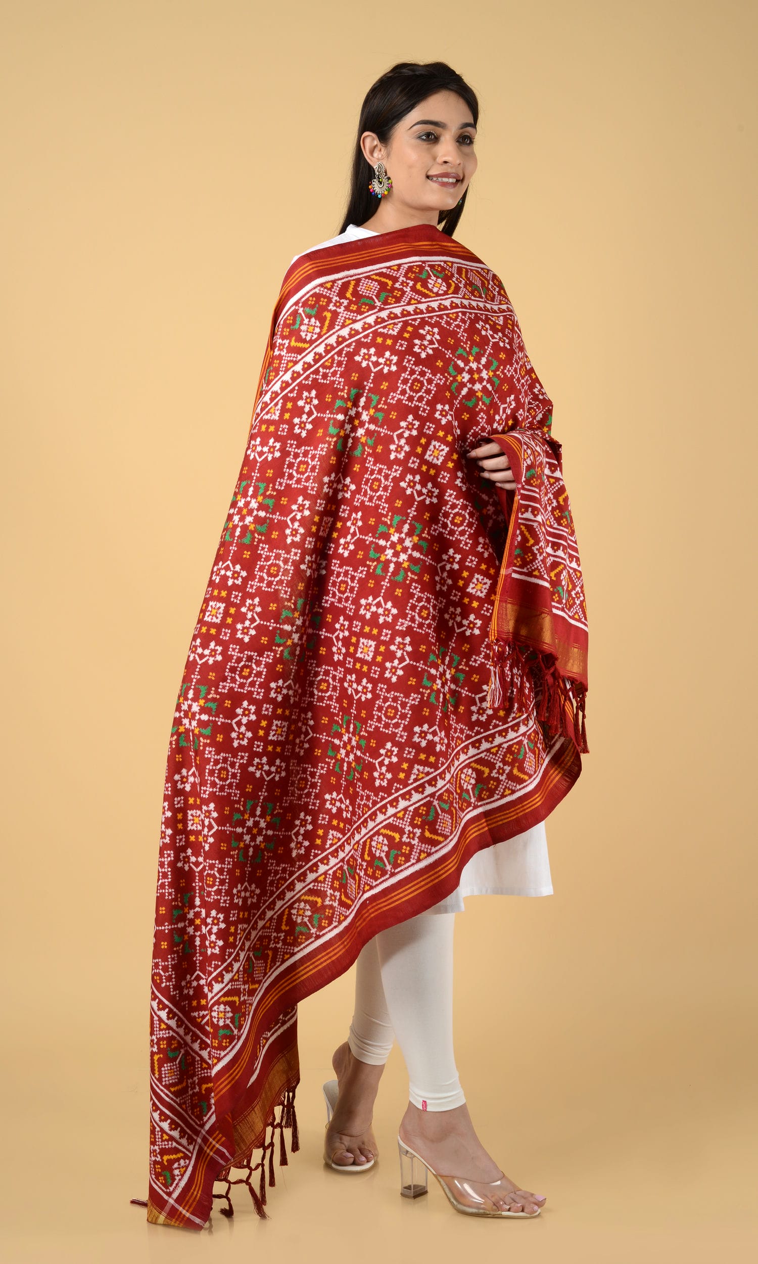Double Ikat Patola Dupatta Nau Ratan