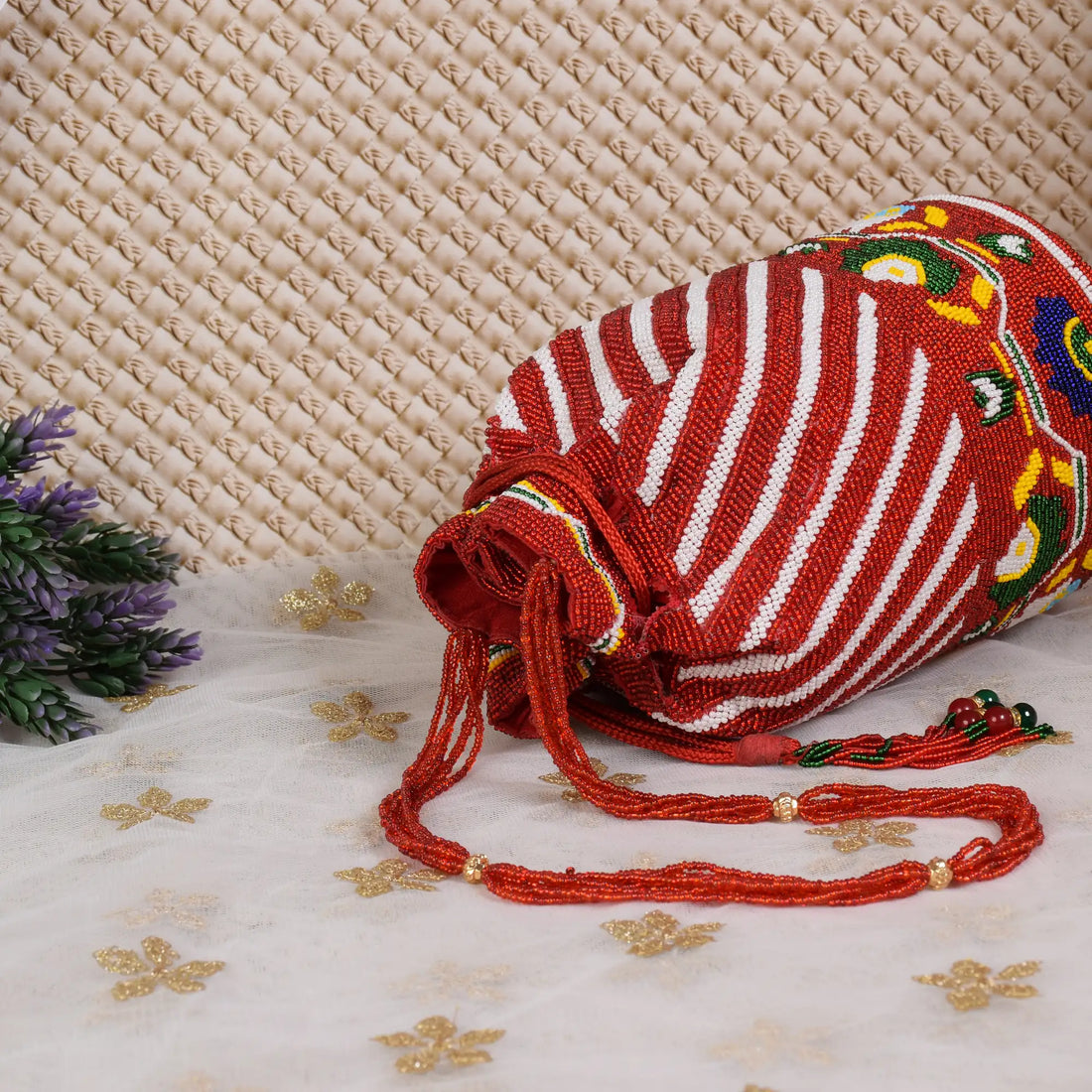Moti Patola Beaded Batva