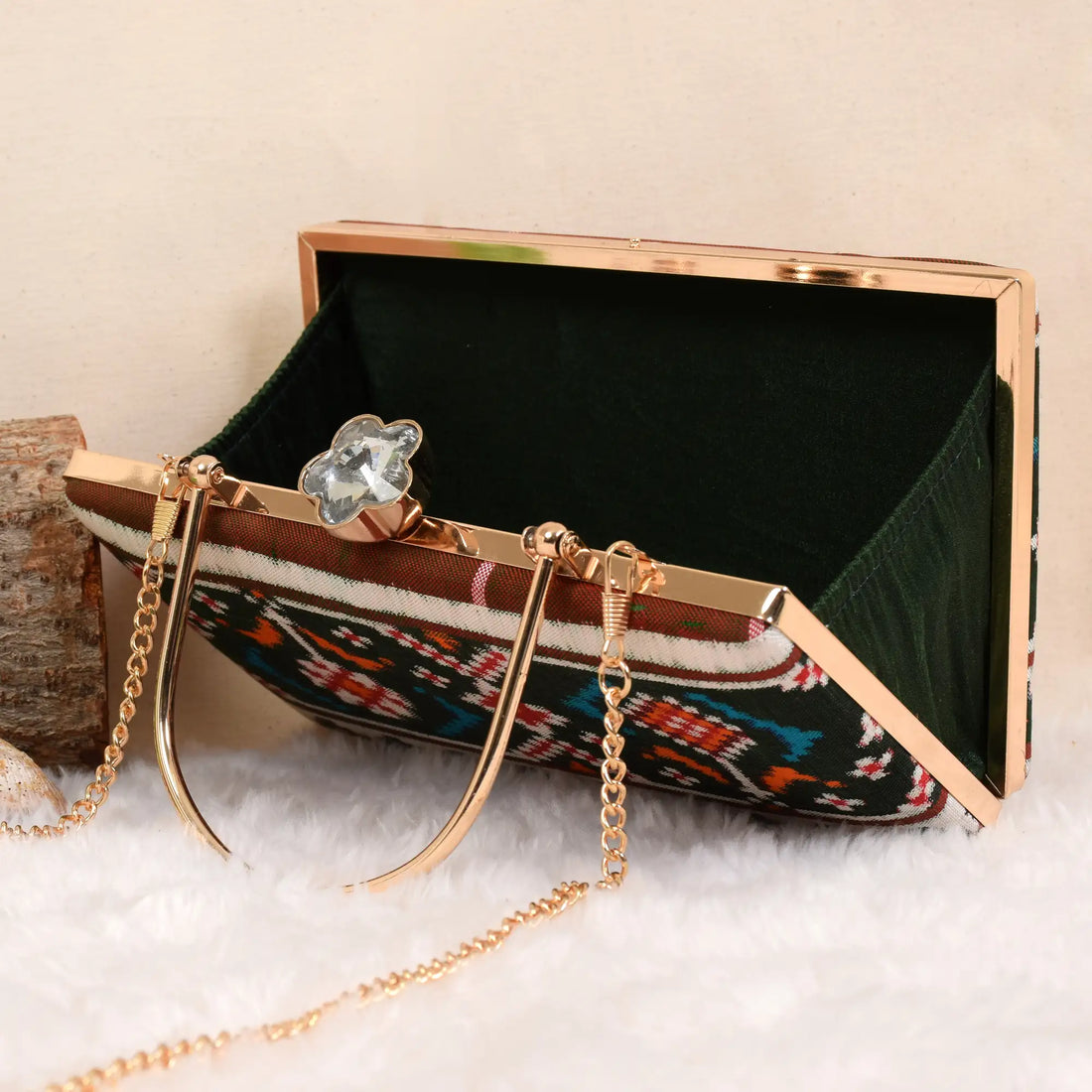 Double Ikat Patola Clutch