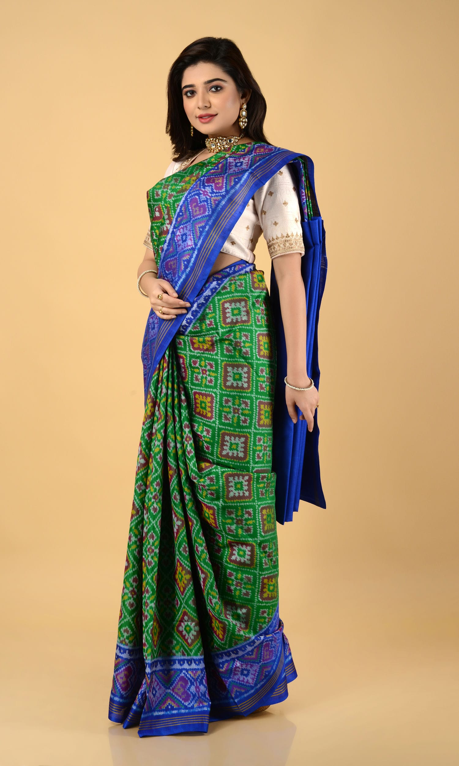 Single Ikat Patola Saree