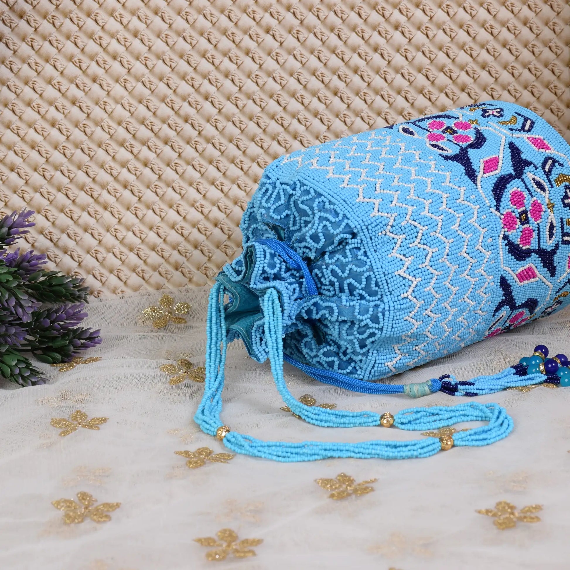 Moti Patola Beaded Batva
