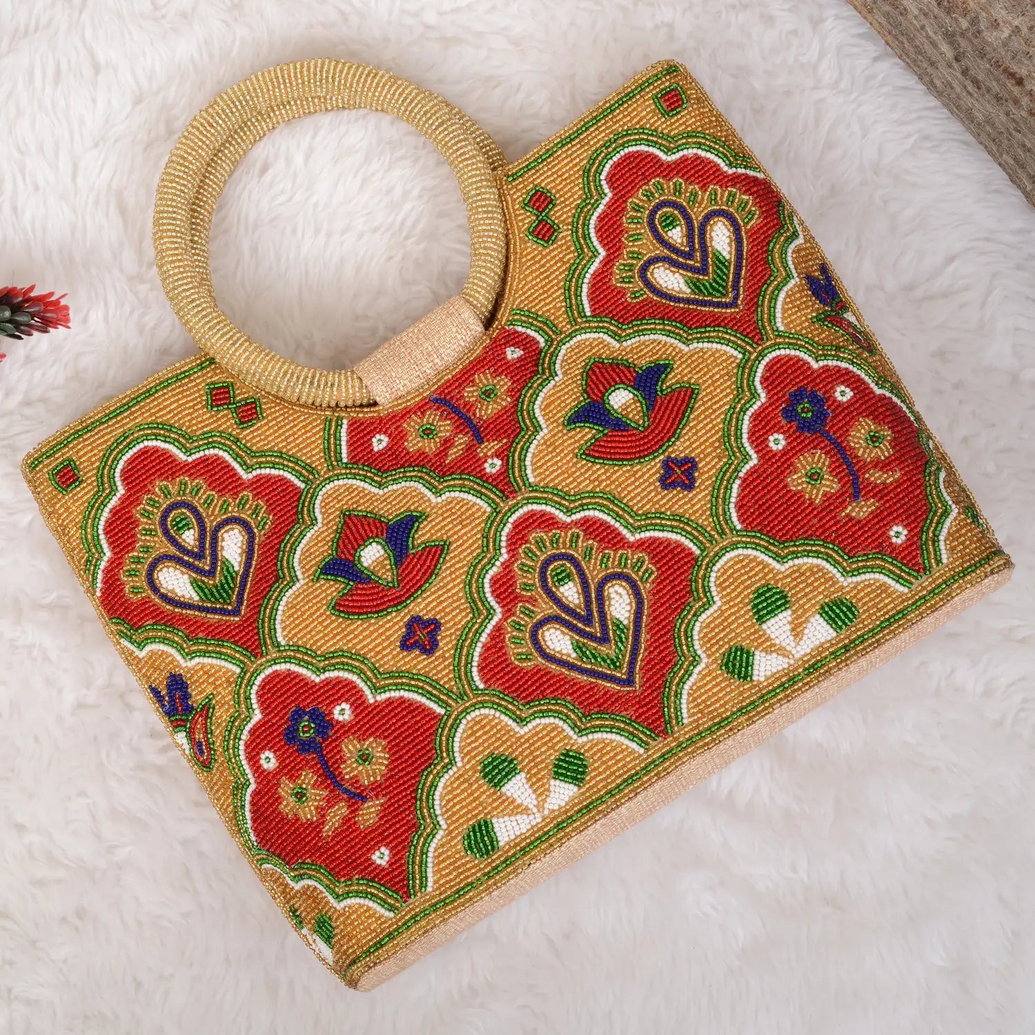 Moti Beaded Handbag