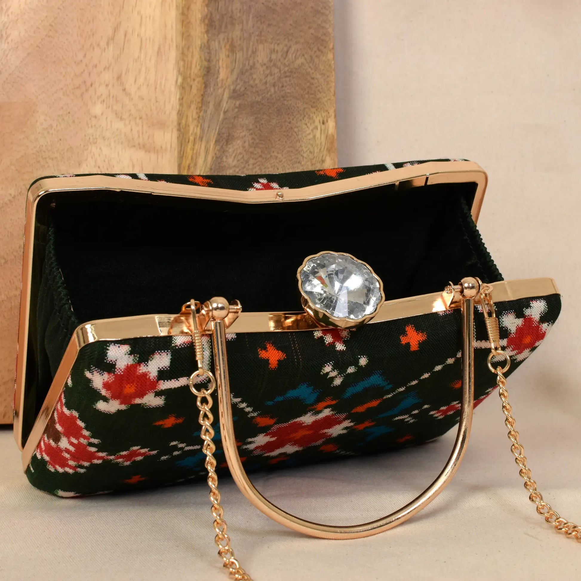 Double Ikat Patola Clutch