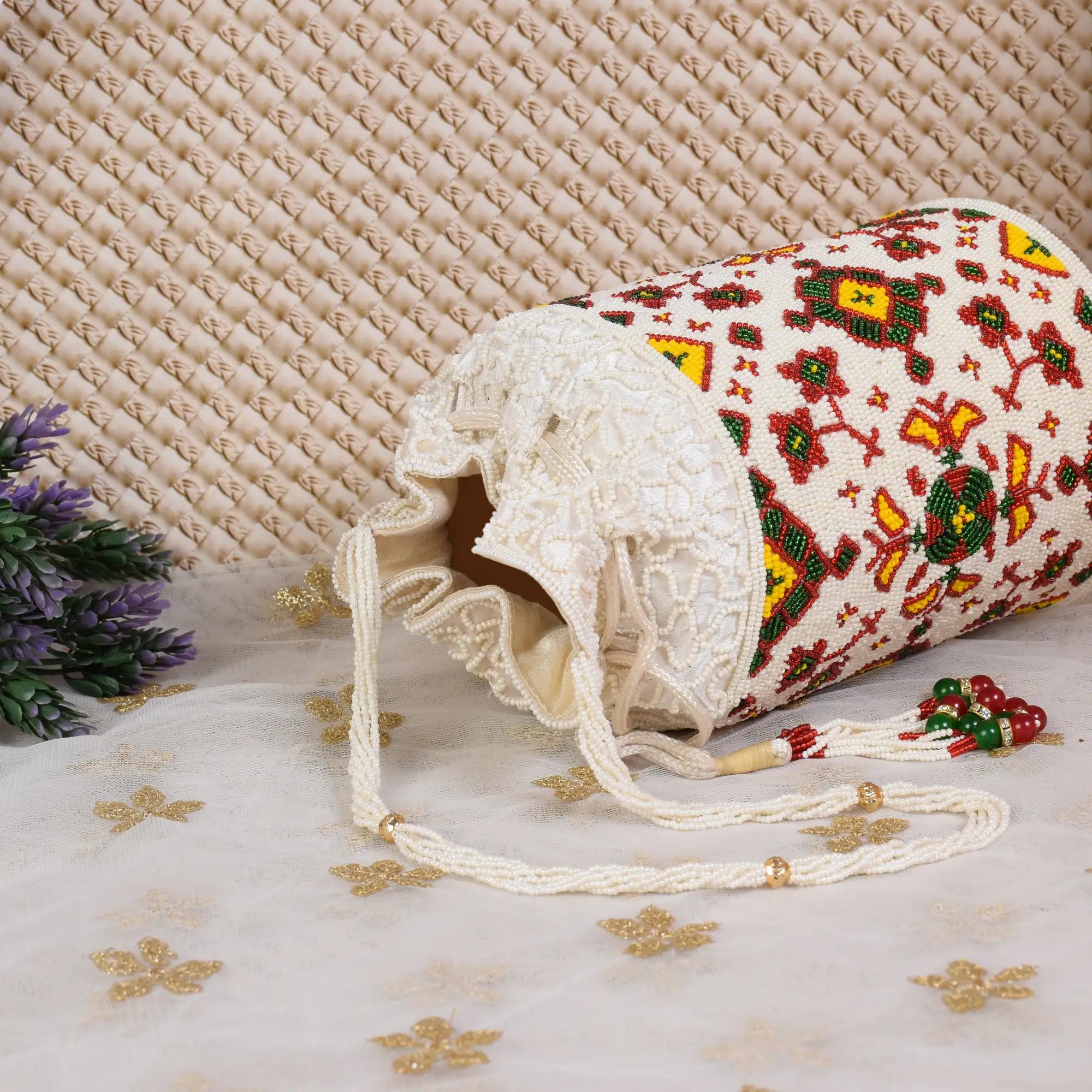 Moti Patola Beaded Batva