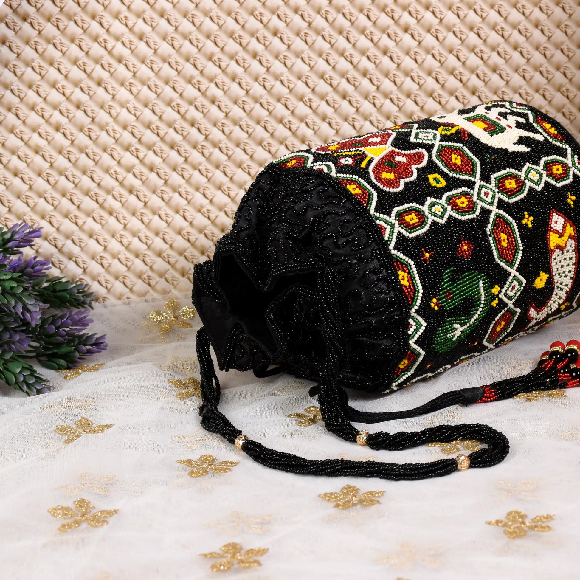 Moti Patola Beaded Batva