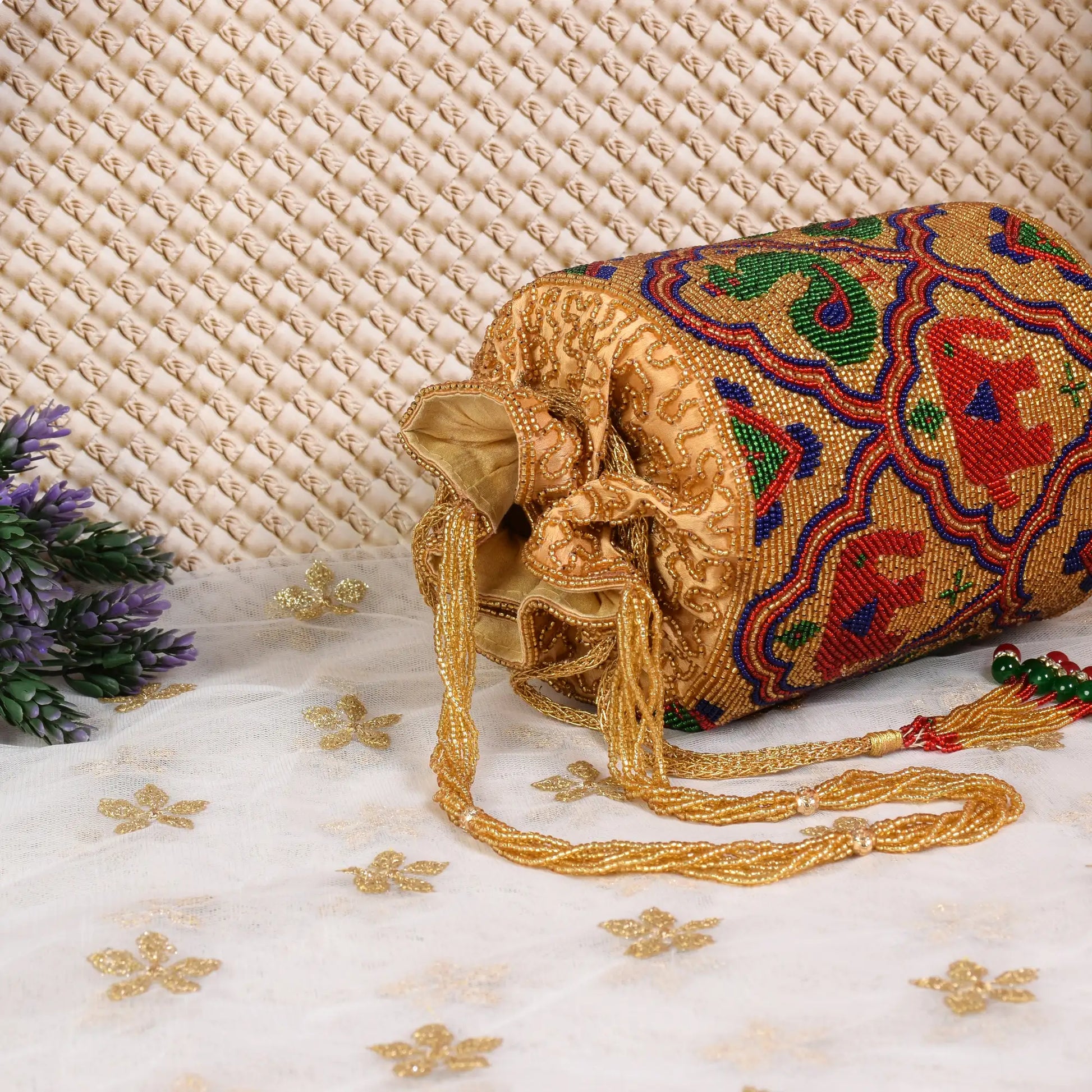 Moti Patola Beaded Batva