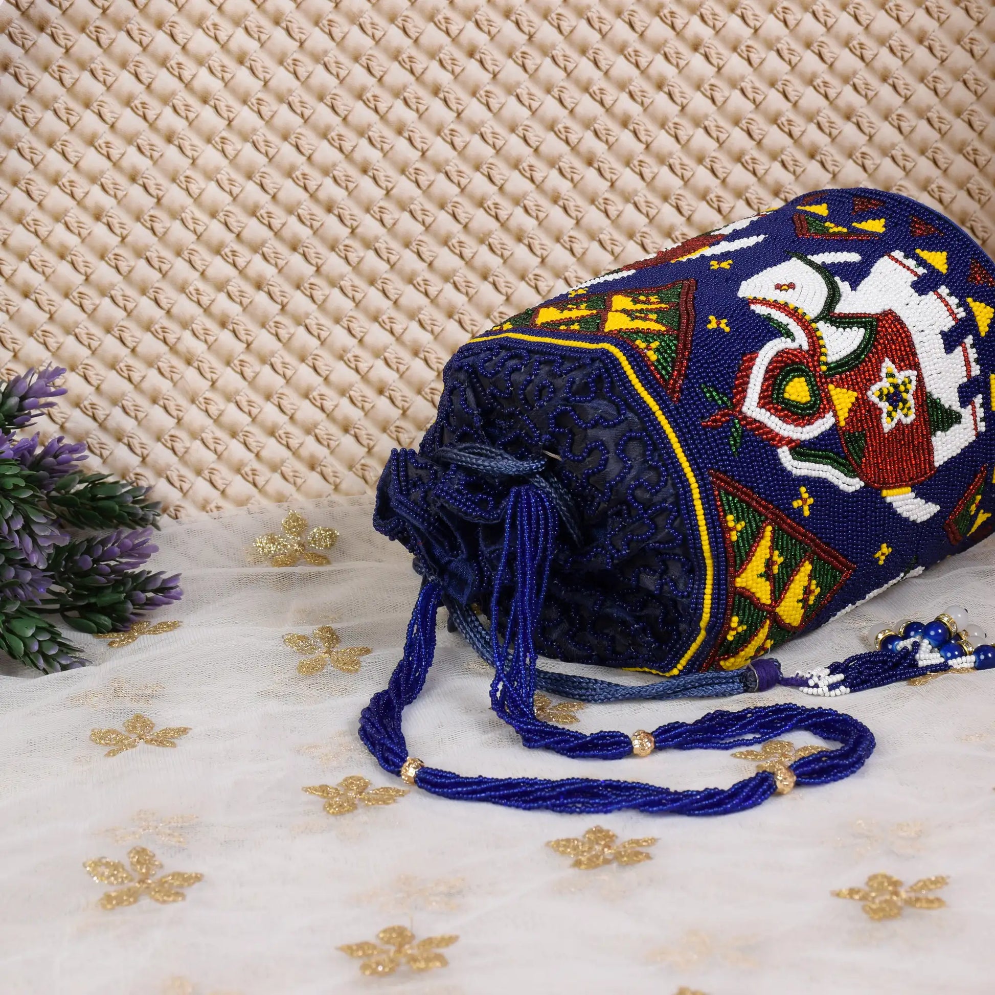 Moti Patola Beaded Batva