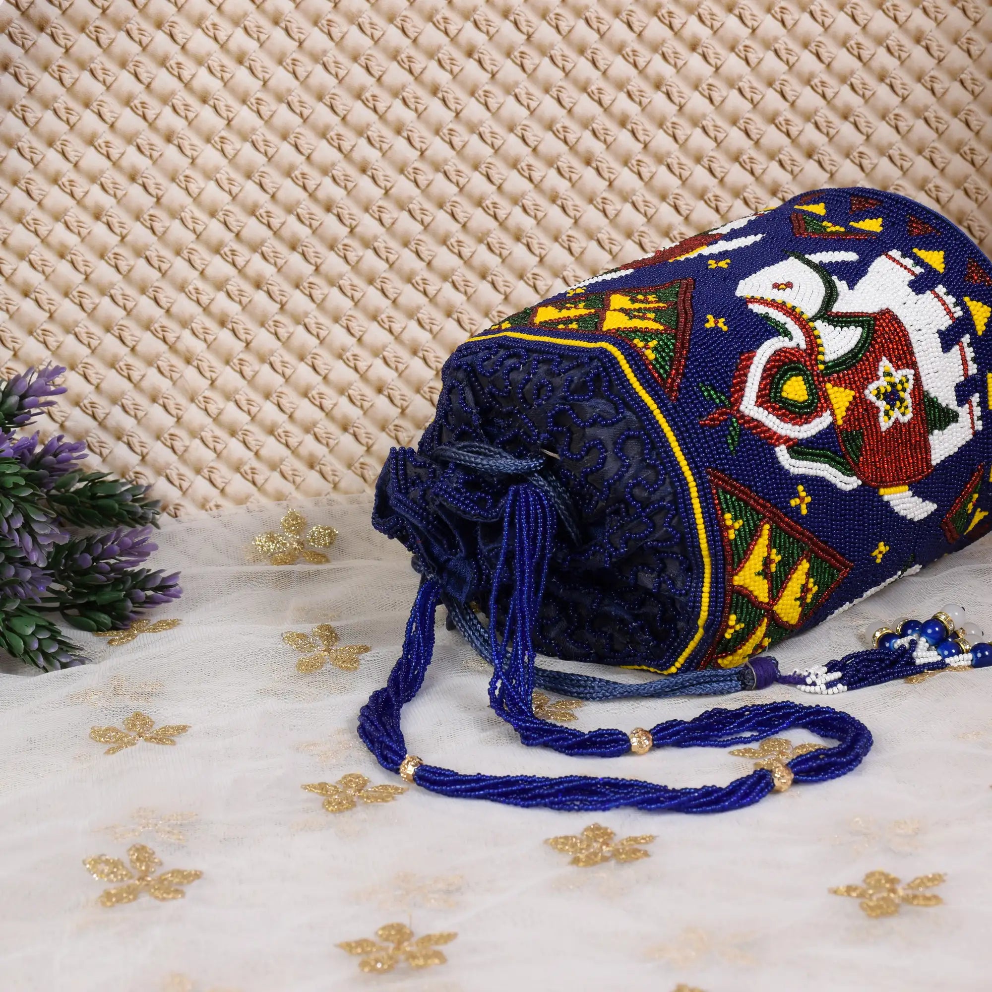 Moti Patola Beaded Batva
