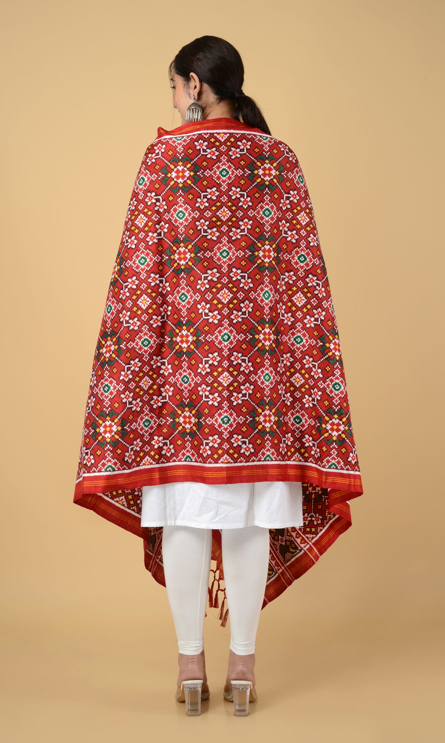 Double Ikat Patola Dupatta Nau Ratan