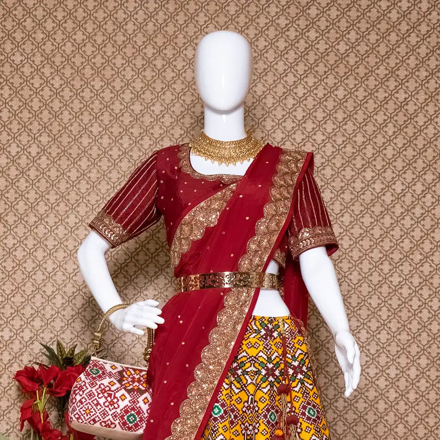 Double Ikat Patola Lehenga
