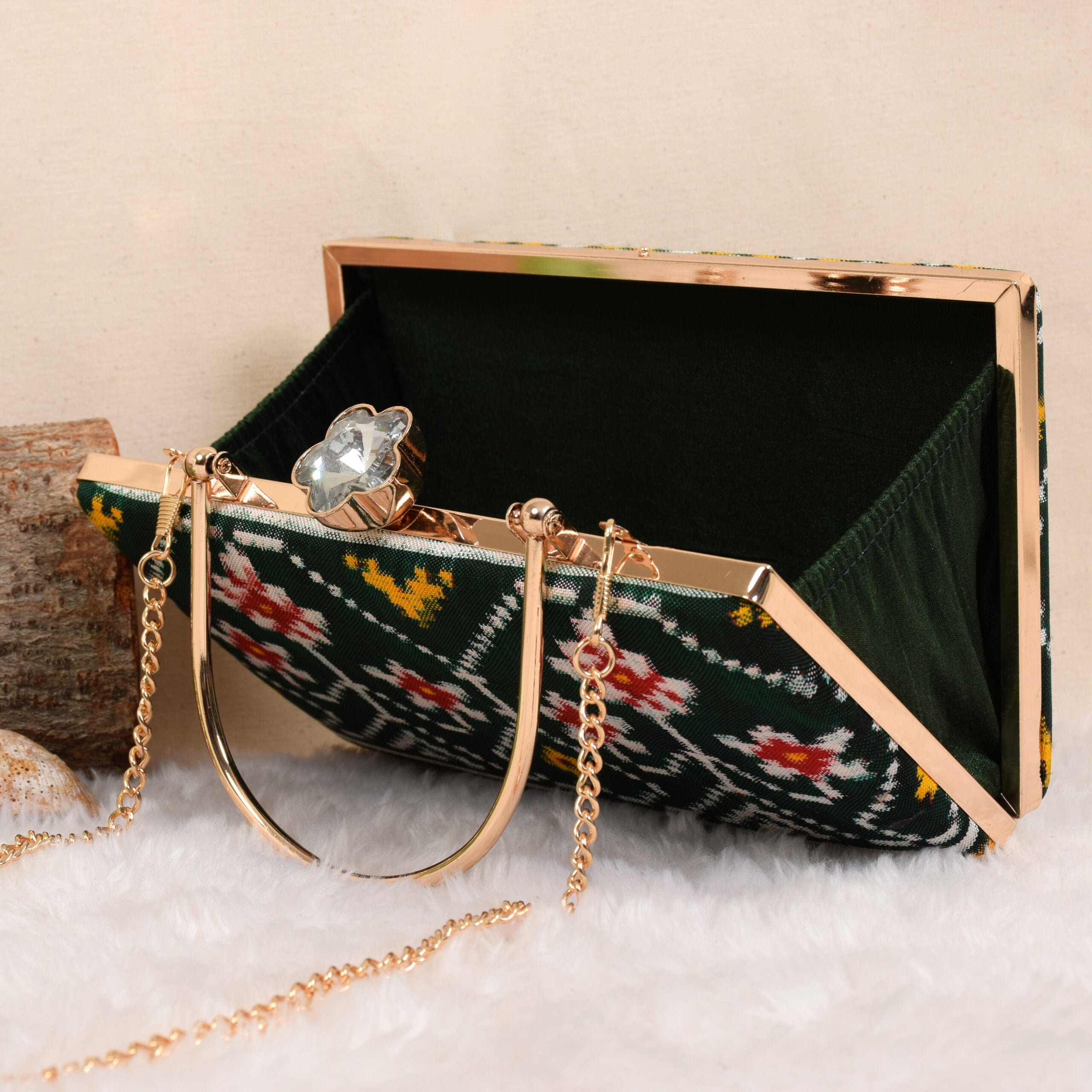 Double Ikat Patola Clutch