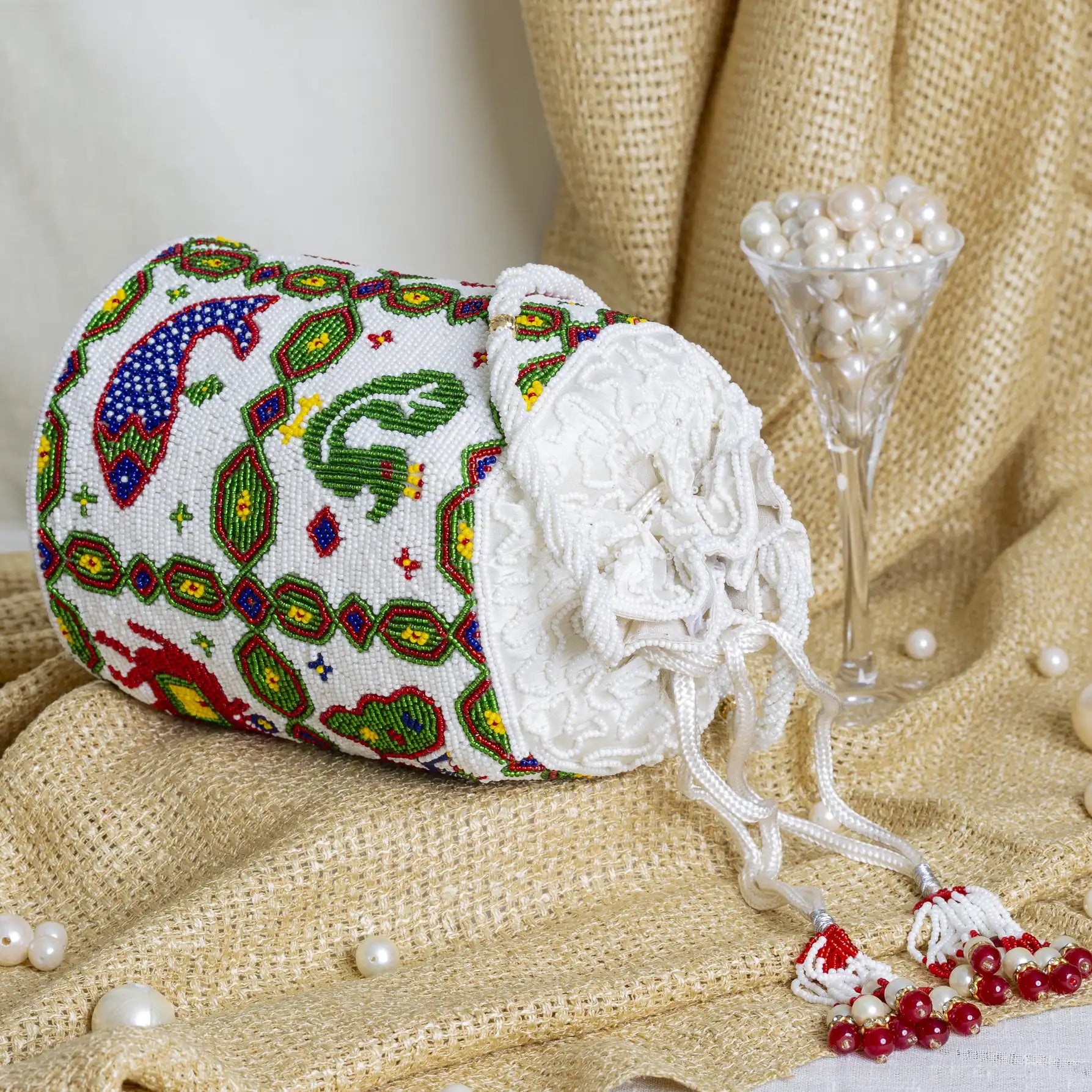 Patola Beaded Batva