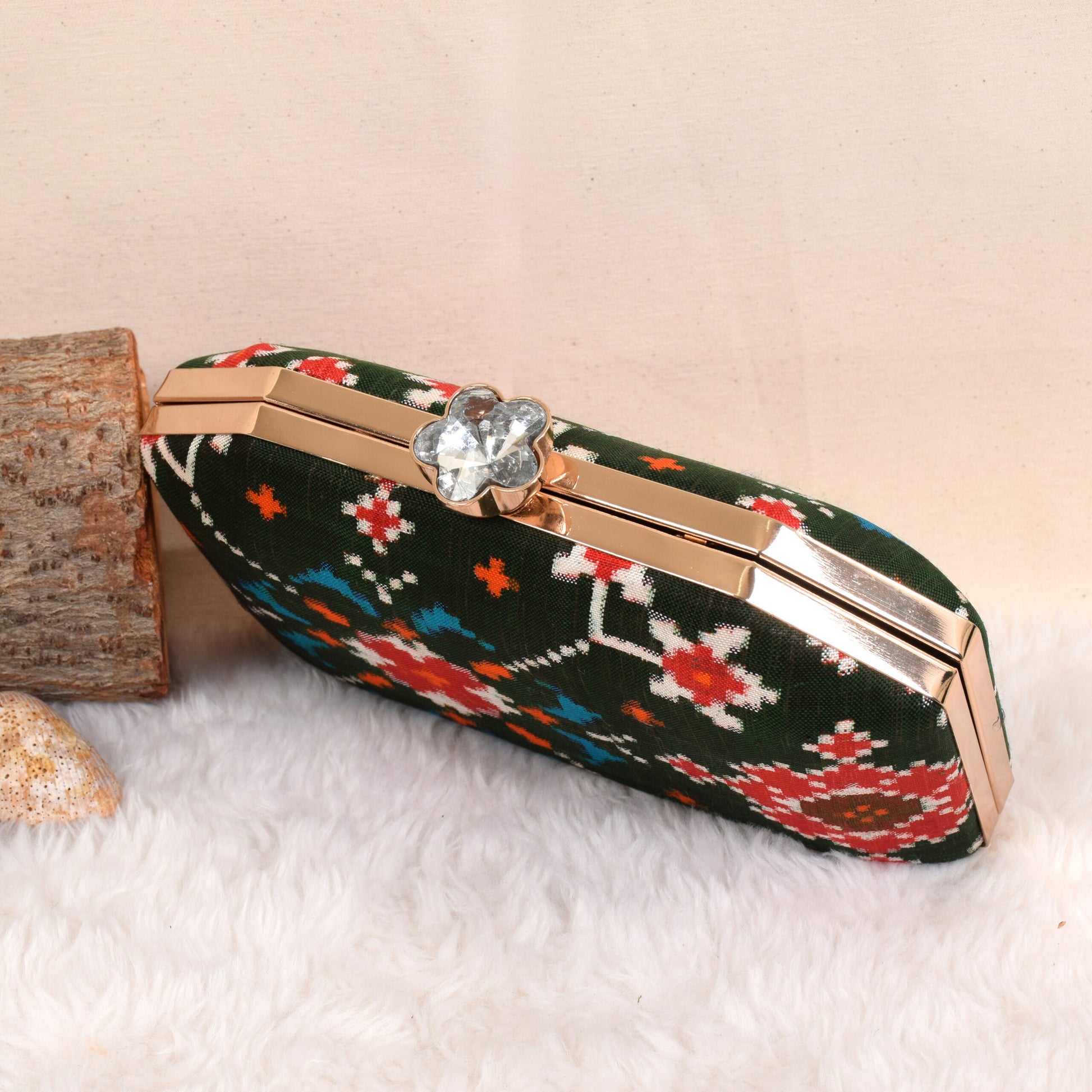 Double Ikat Patola Clutch