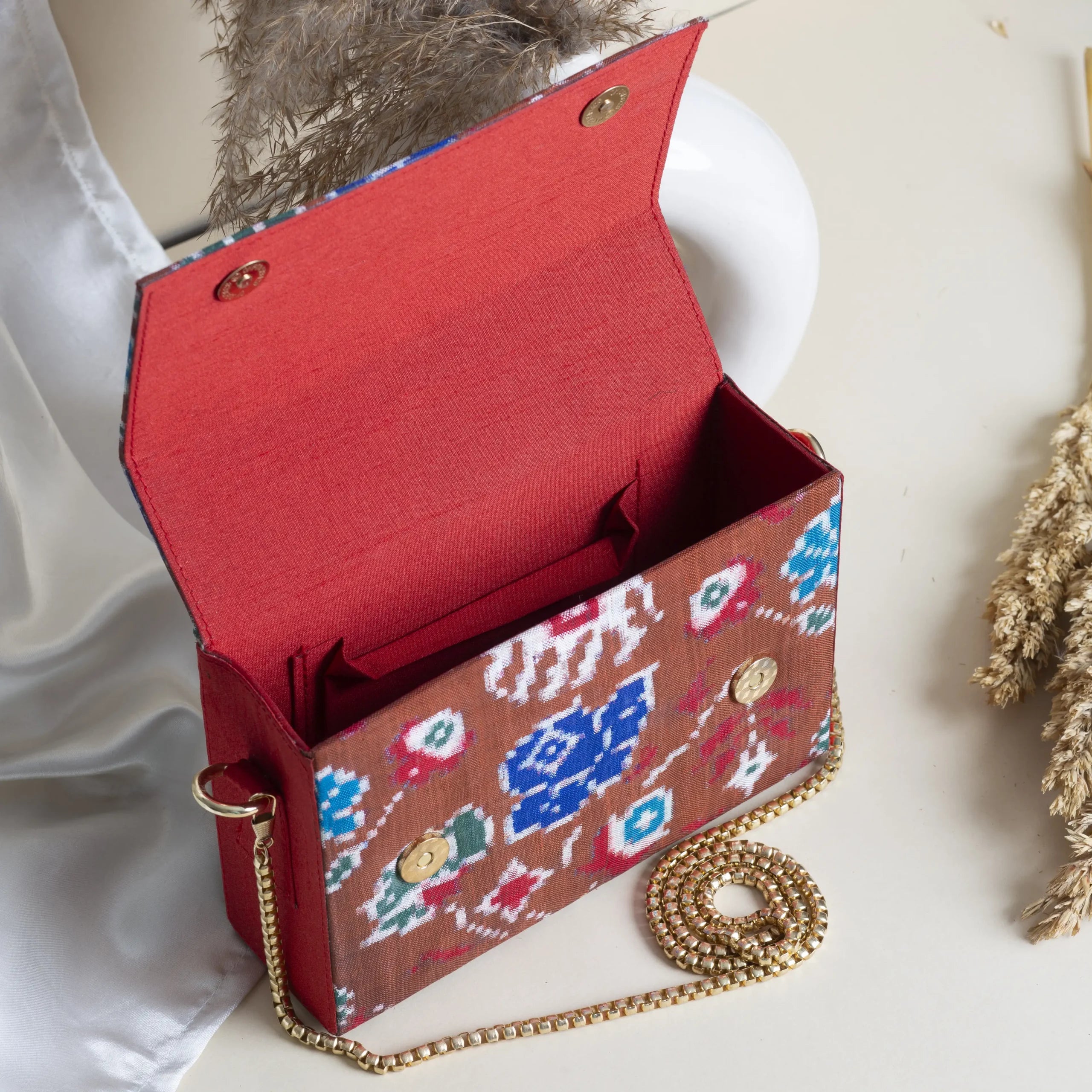 Double Ikat Patola Clutch