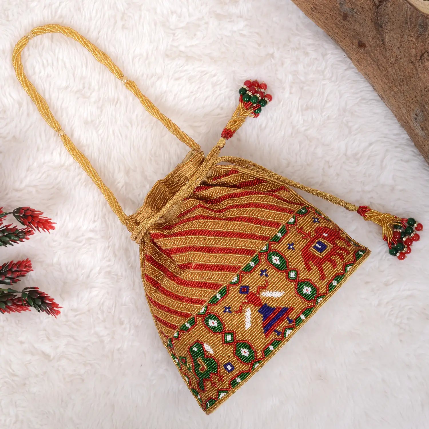 Moti Patola Beaded Batva