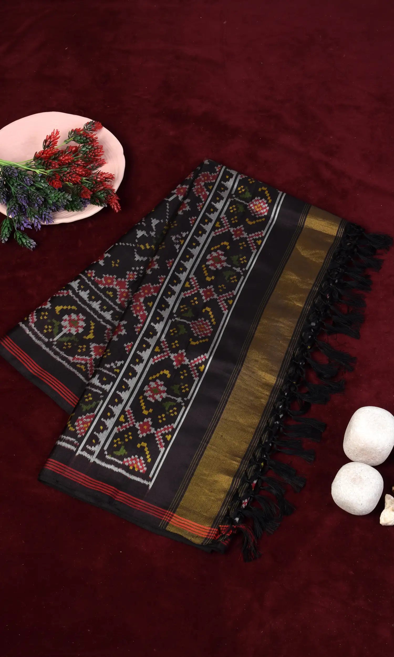 Single Ikat Patola Dupatta