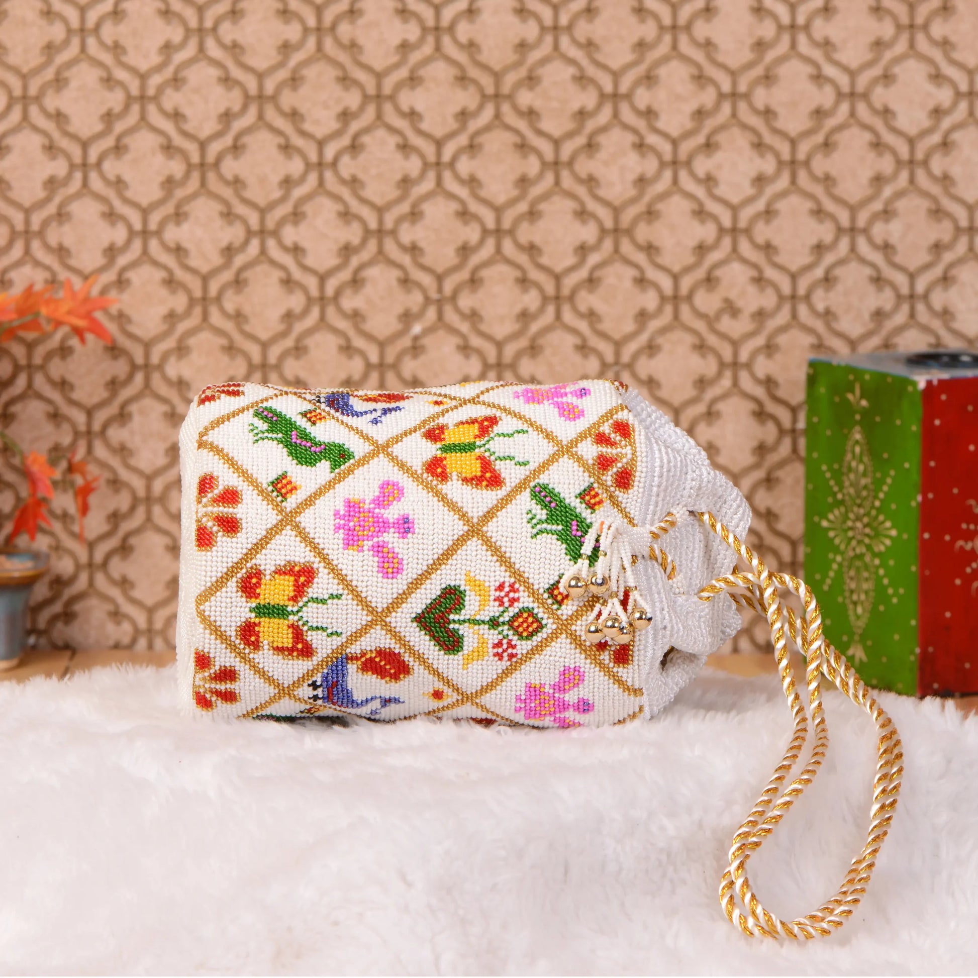 Patola Beaded Batva