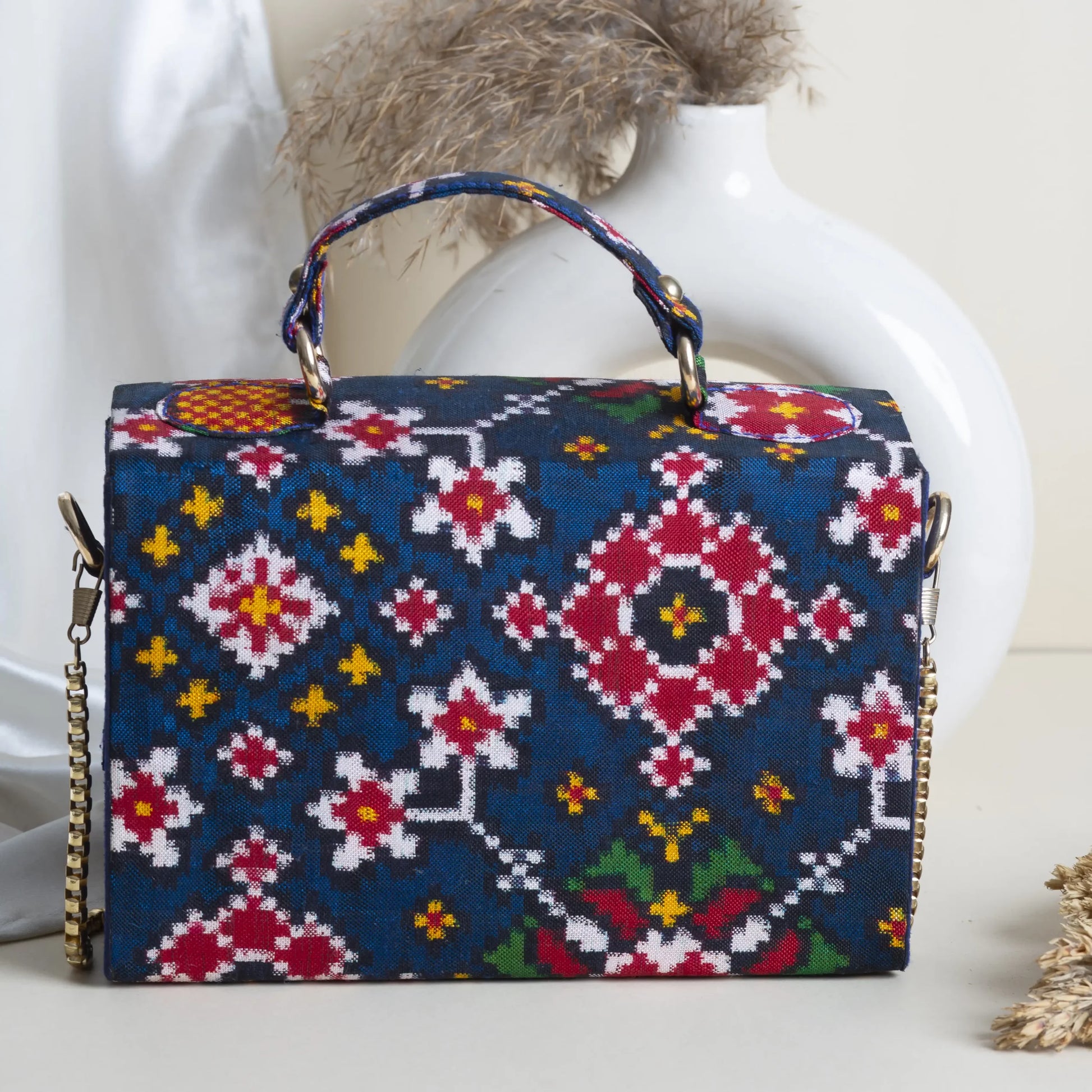 Double Ikat Patola Clutch