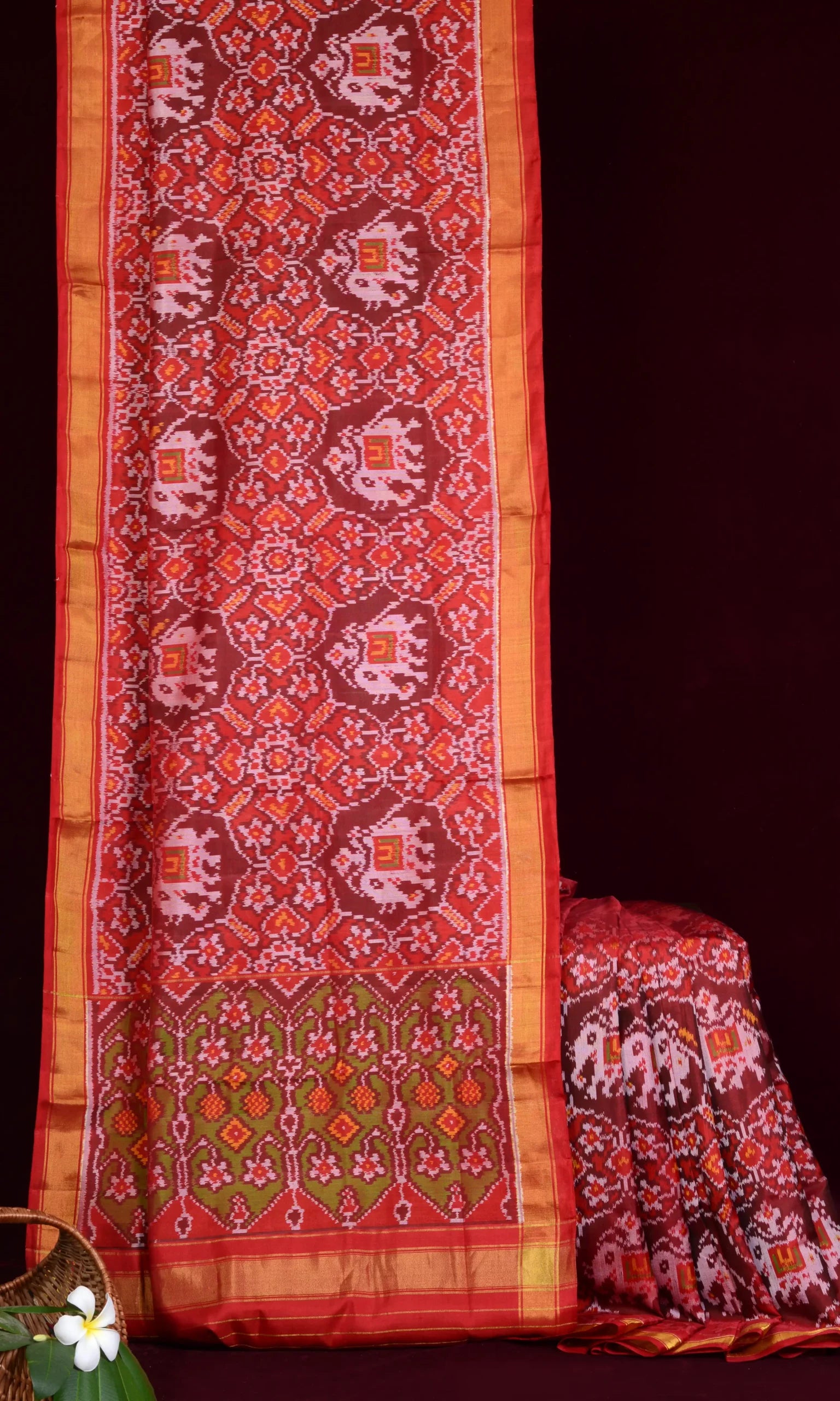 Single Ikat Patola Saree