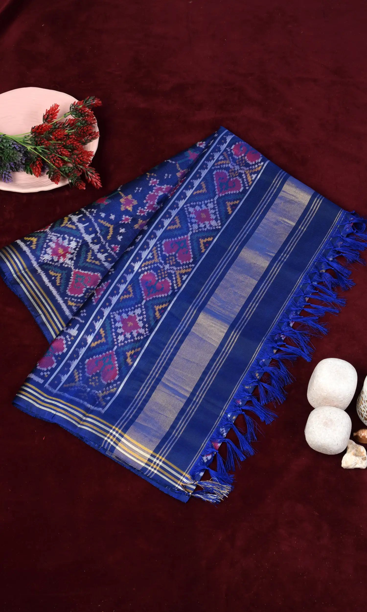 Single Ikat Patola Dupatta