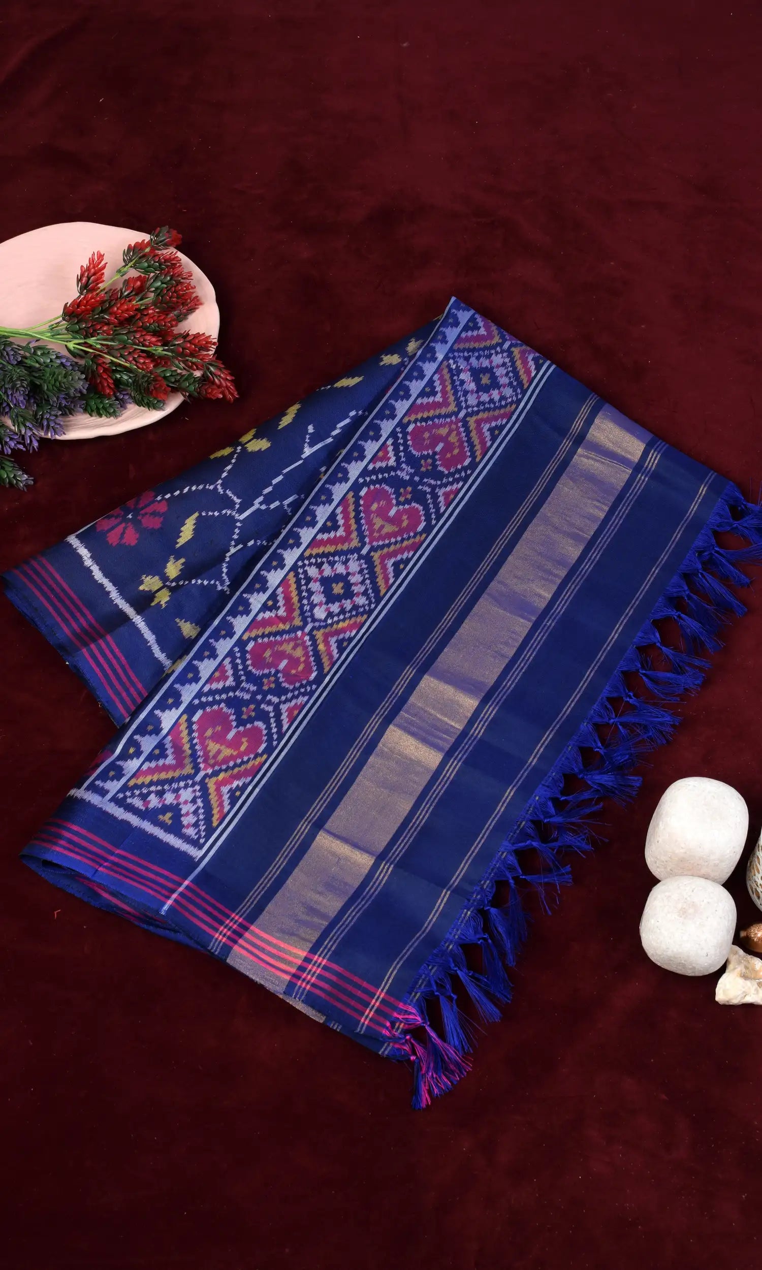 Single Ikat Patola Dupatta