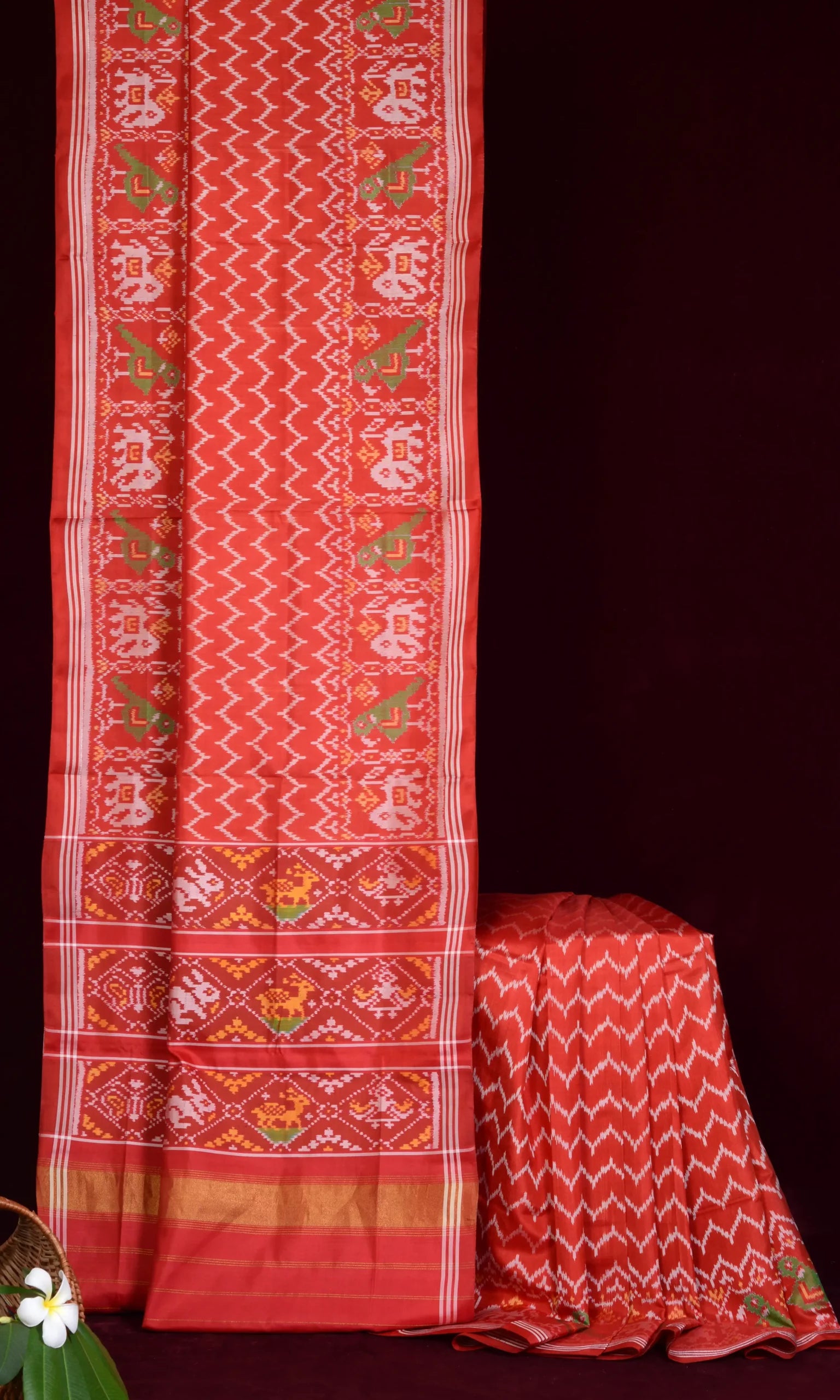 Single Ikat Patola Saree