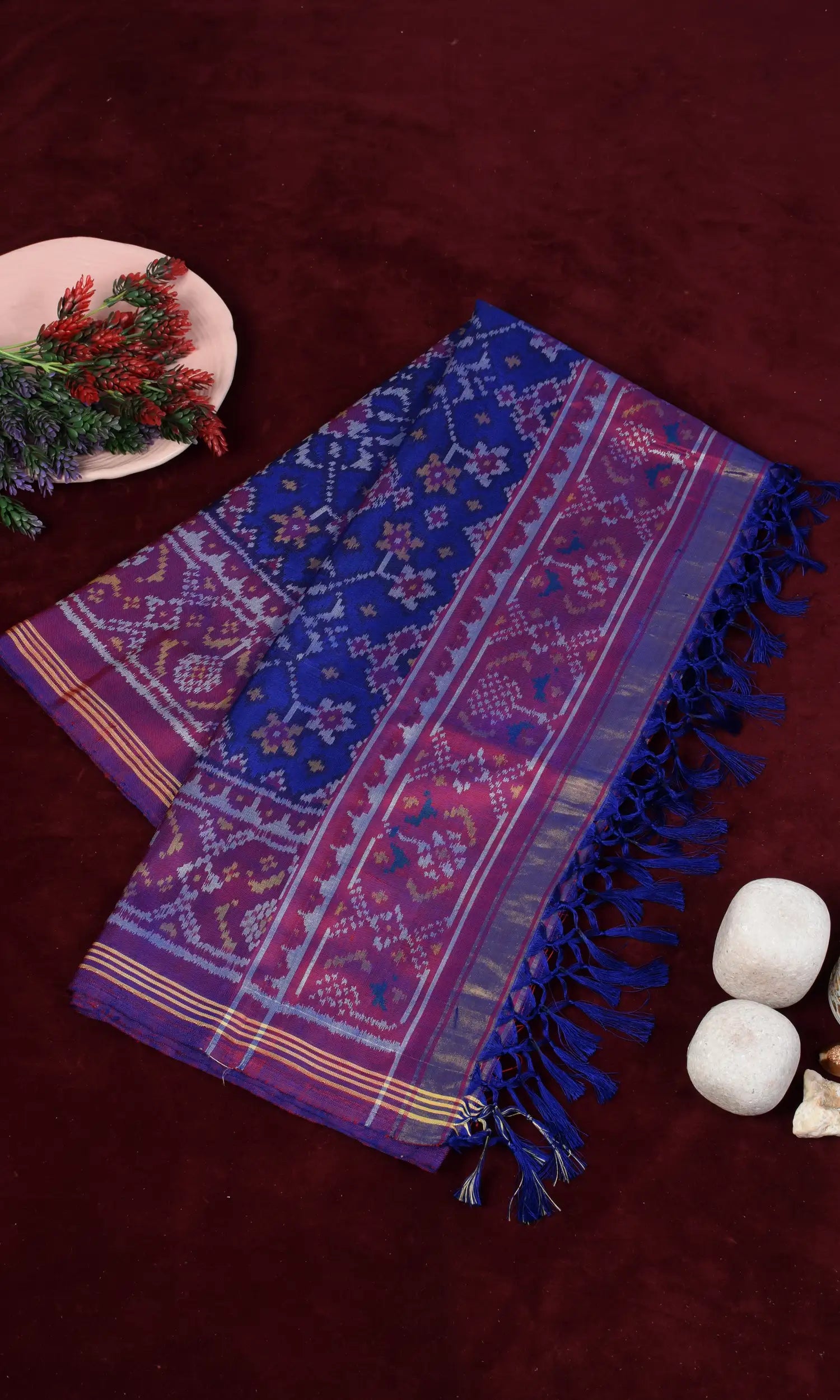 Single Ikat Patola Dupatta