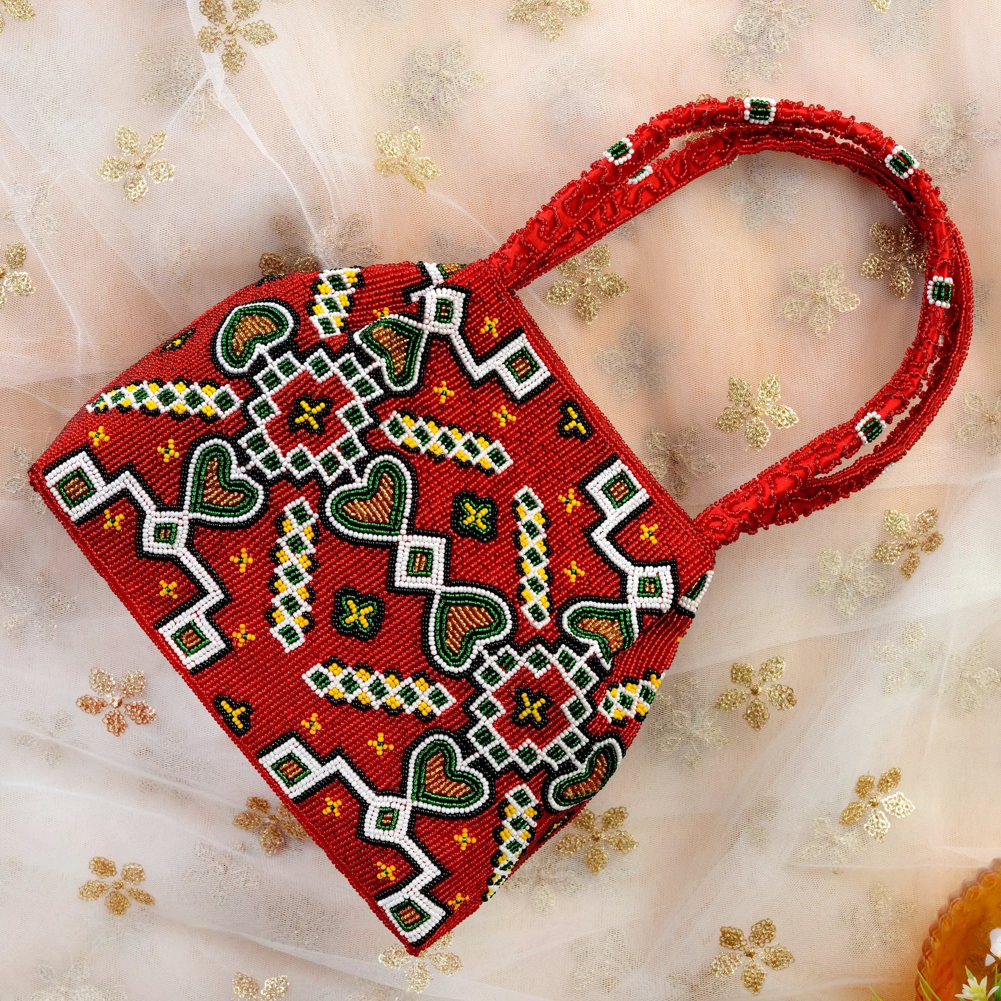 Patola Beaded Batva