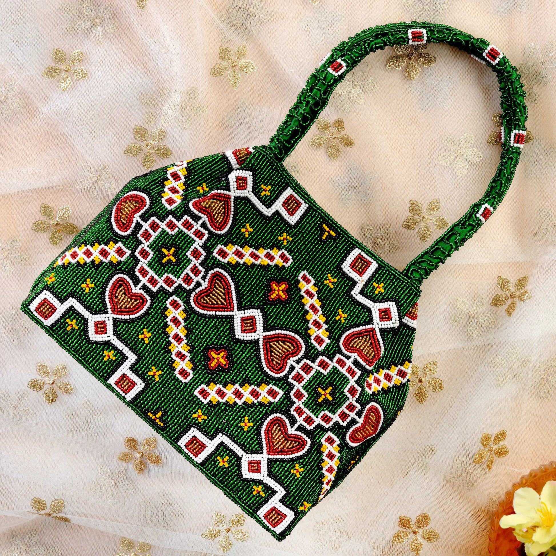 Patola Beaded Batva