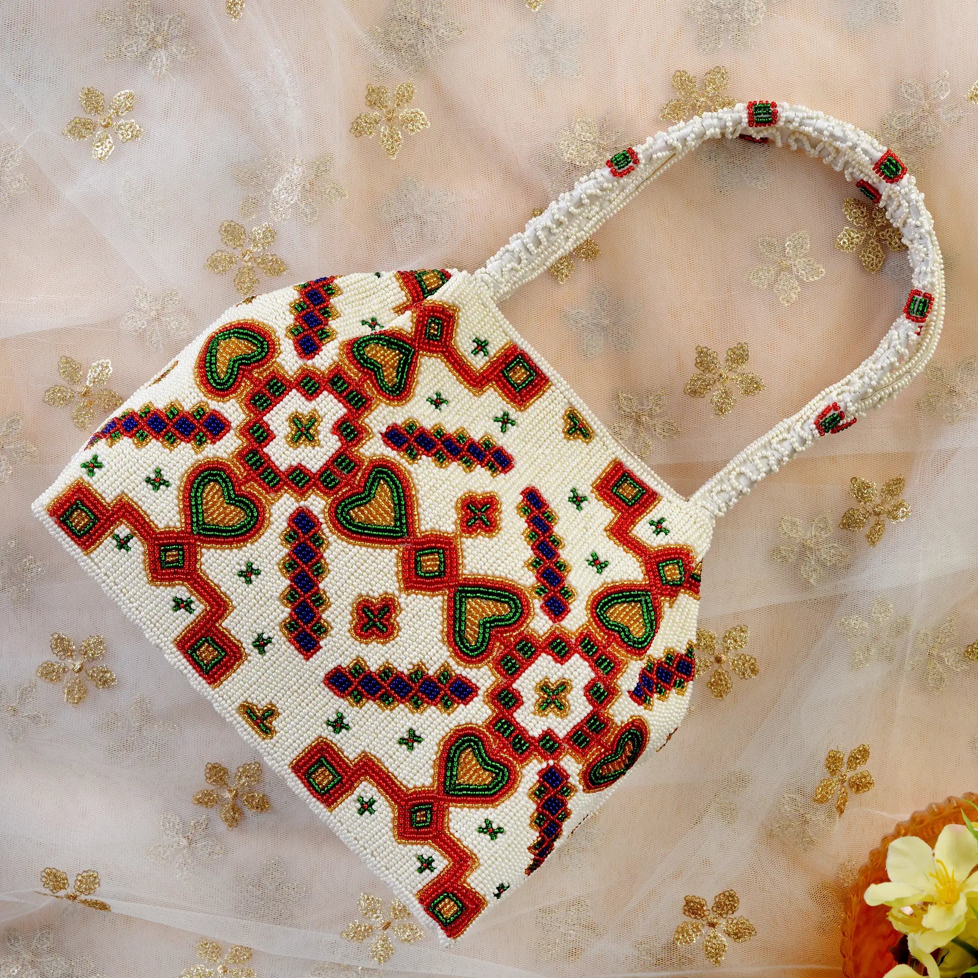 Patola Beaded Batva